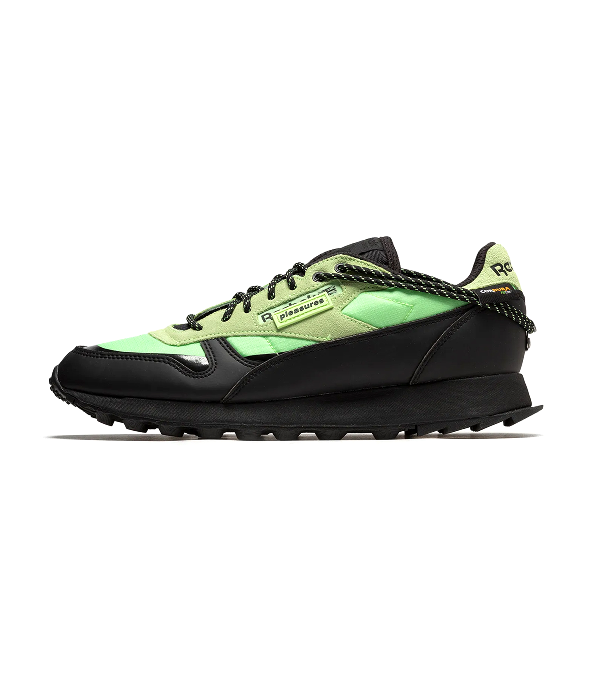 Pleasures CL Leather Trail - Neon Mint / Black