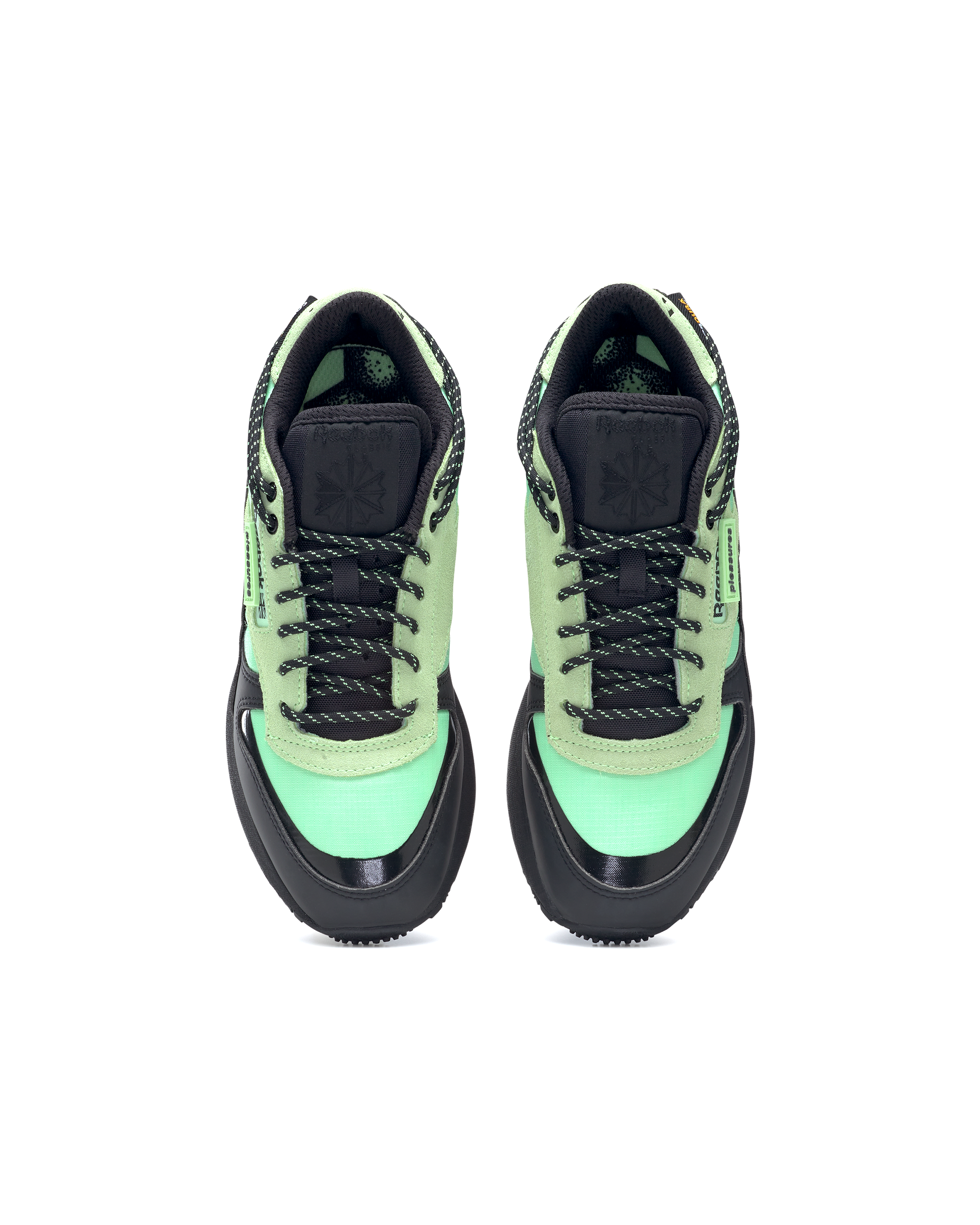 Pleasures CL Leather Trail - Neon Mint / Black