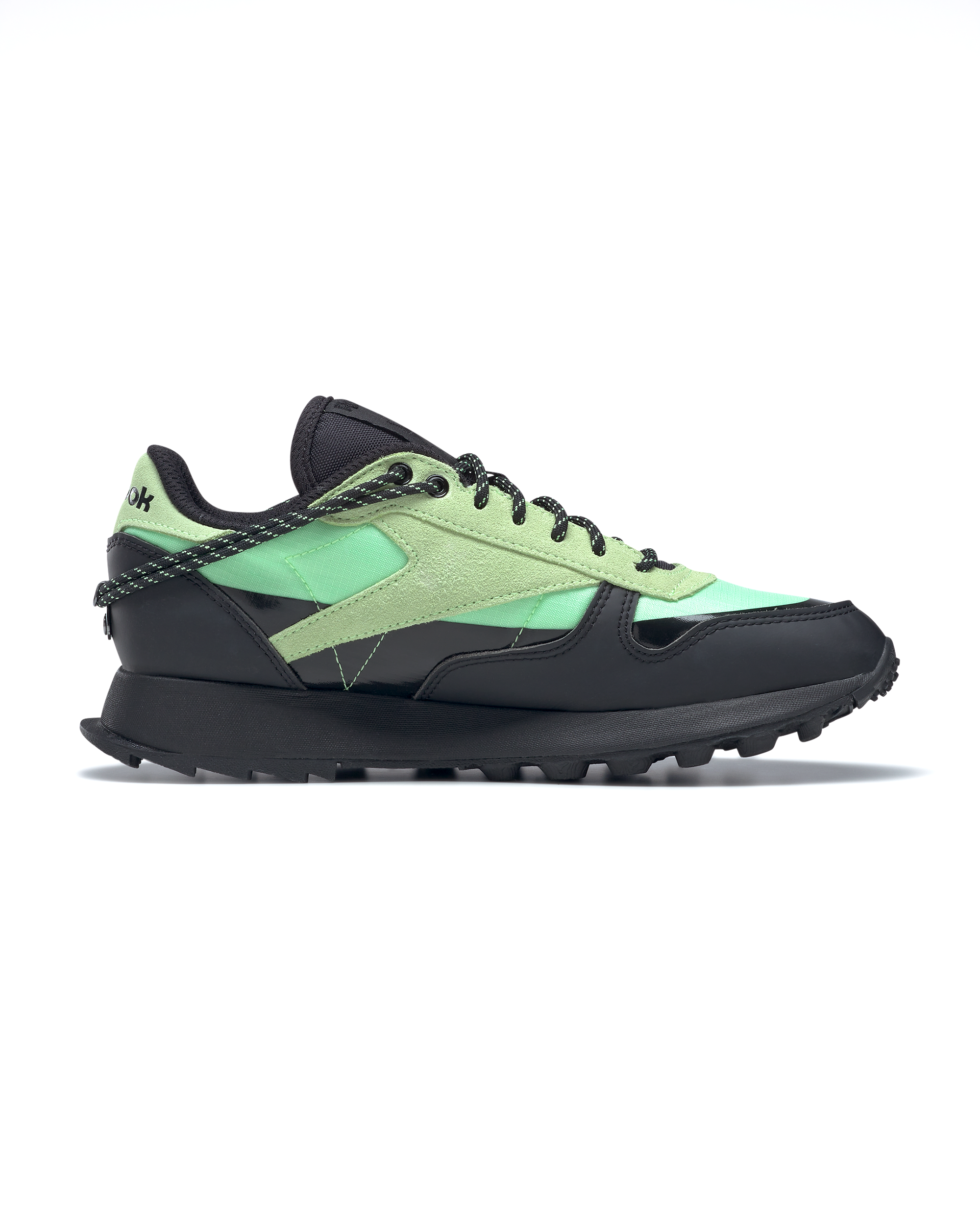 Pleasures CL Leather Trail - Neon Mint / Black