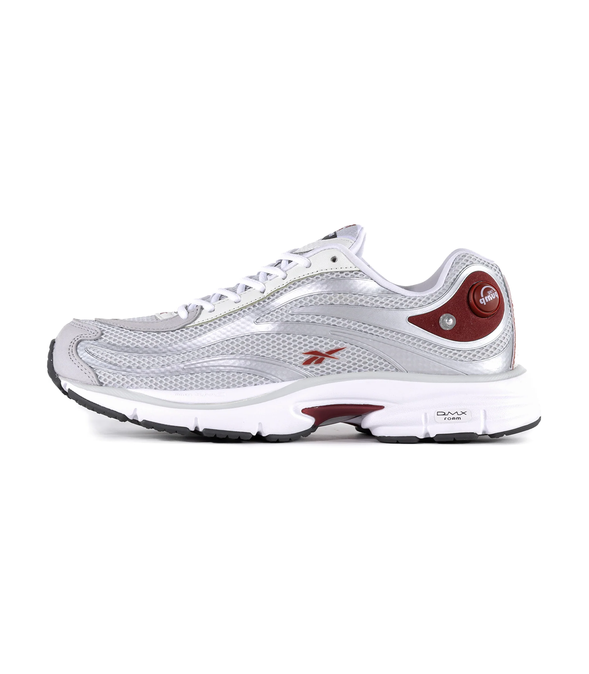 Premier Pump Paris Trainer - Grey / Bareley Grey / Rich Maroon