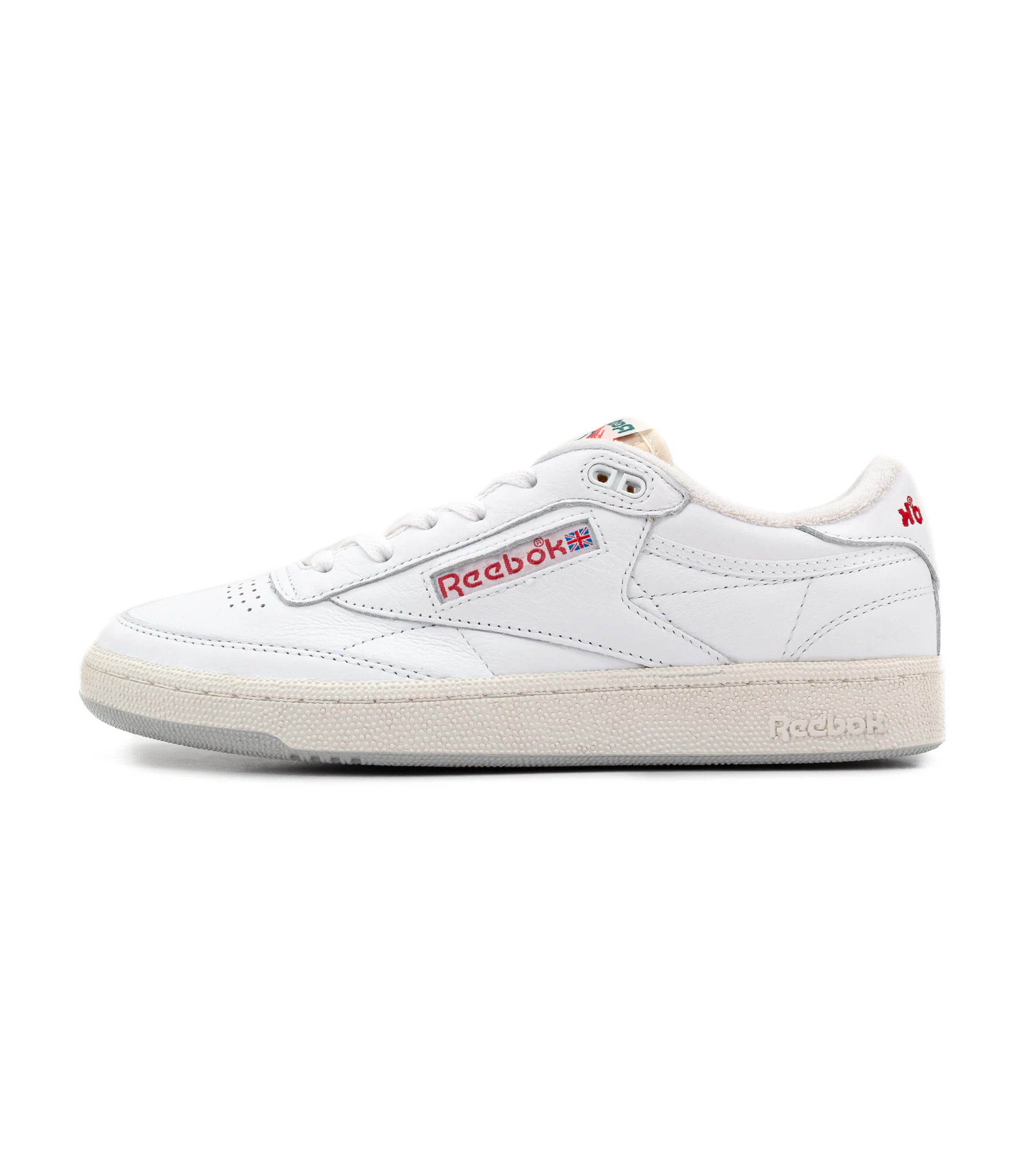 Club C 85 - White / Chalk / Vector Red