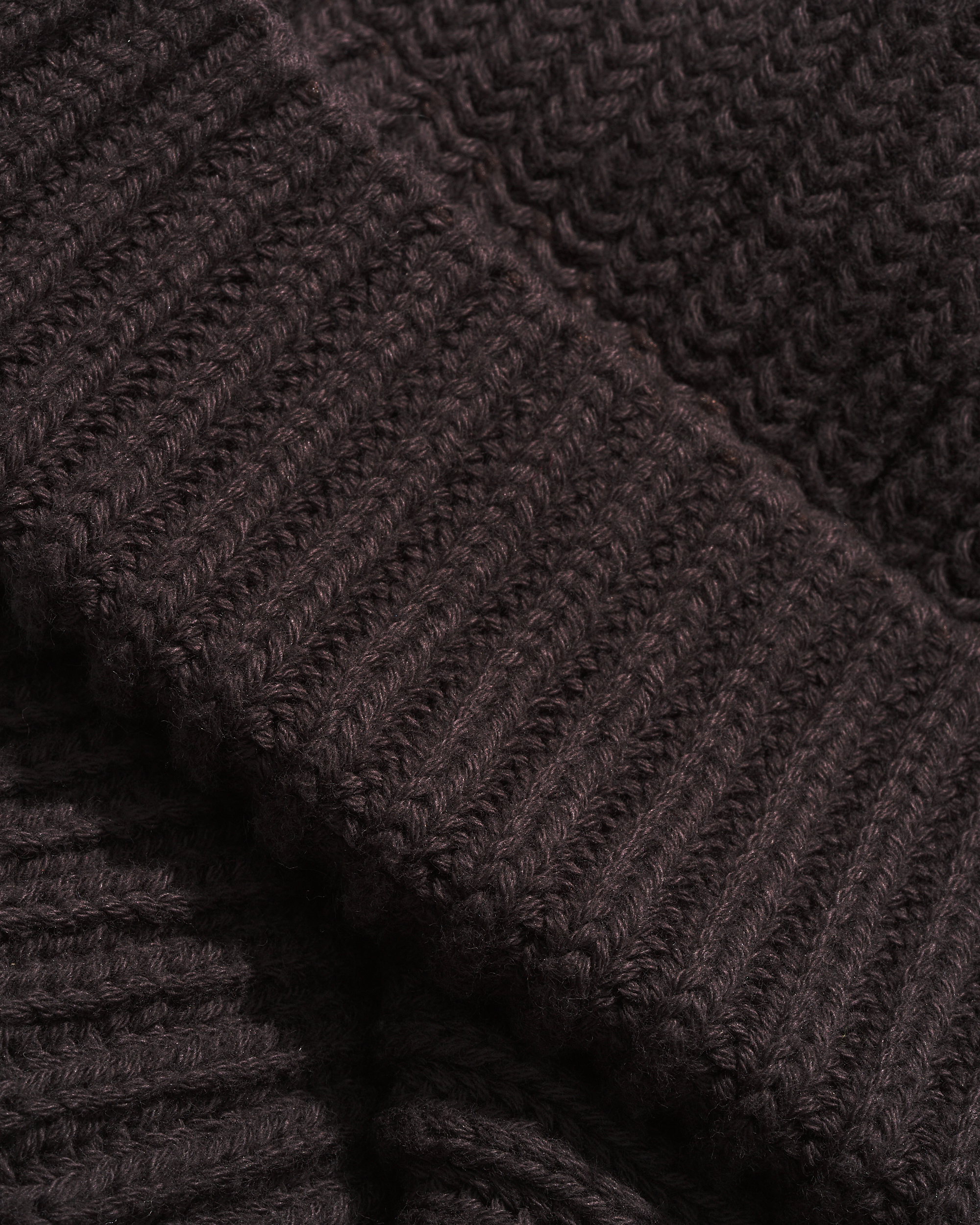 Ribbed Knit Beanie - Coffee