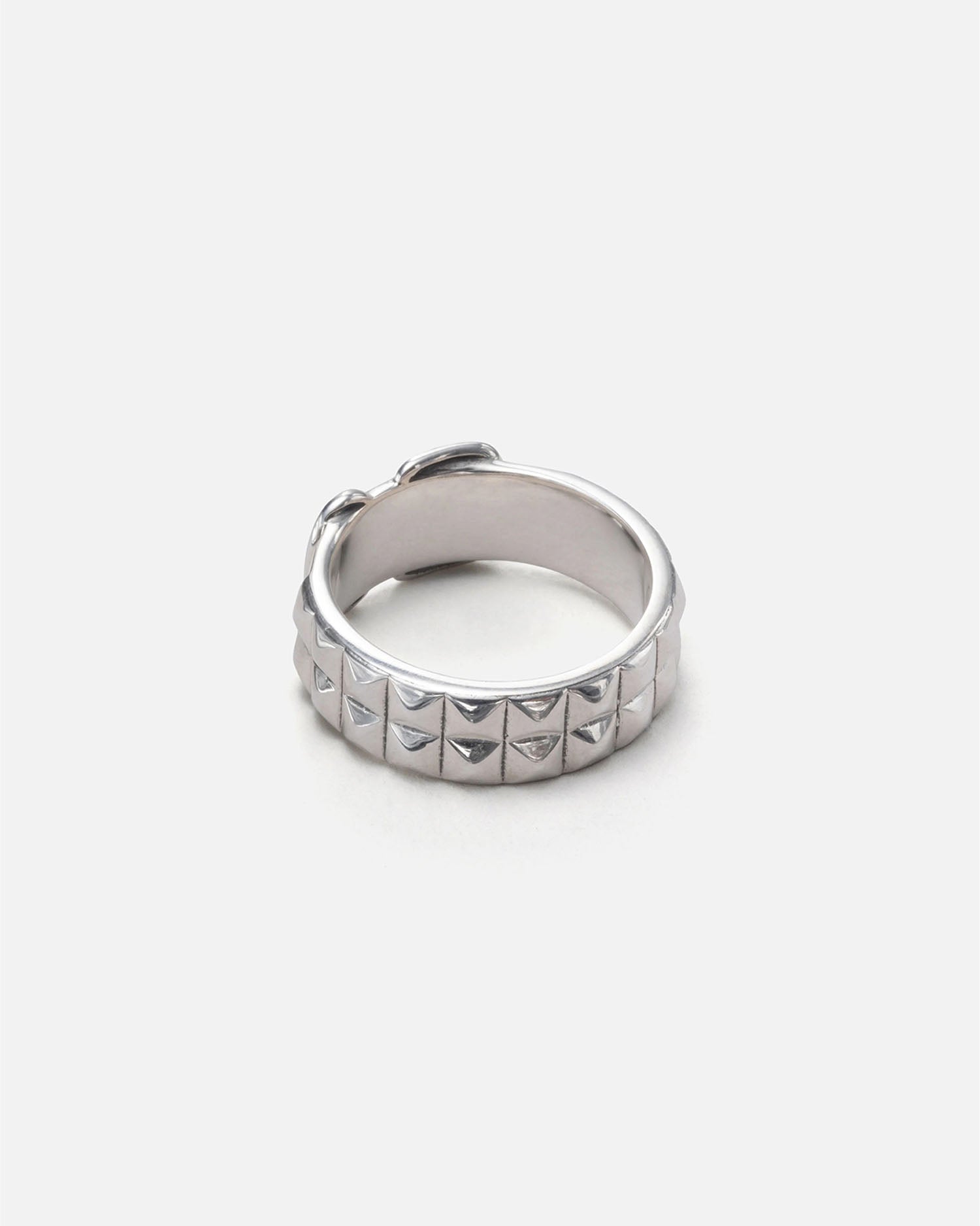 Silver Studs Belt Ring - 925 Silver