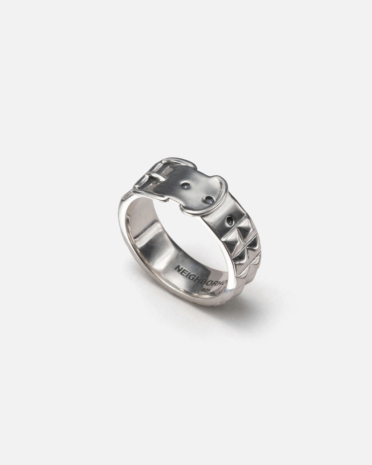 Silver Studs Belt Ring - 925 Silver