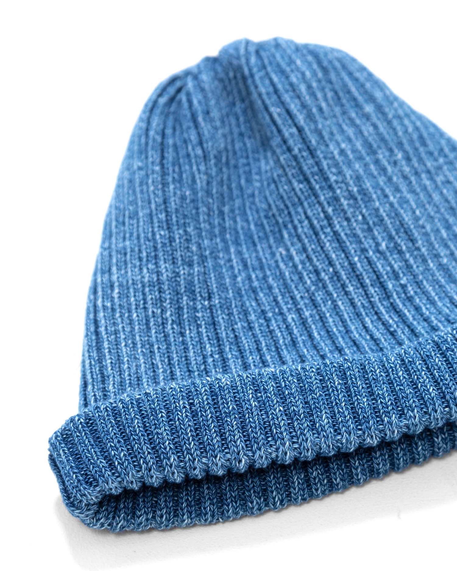 Roll Up Beanie - Light Denim