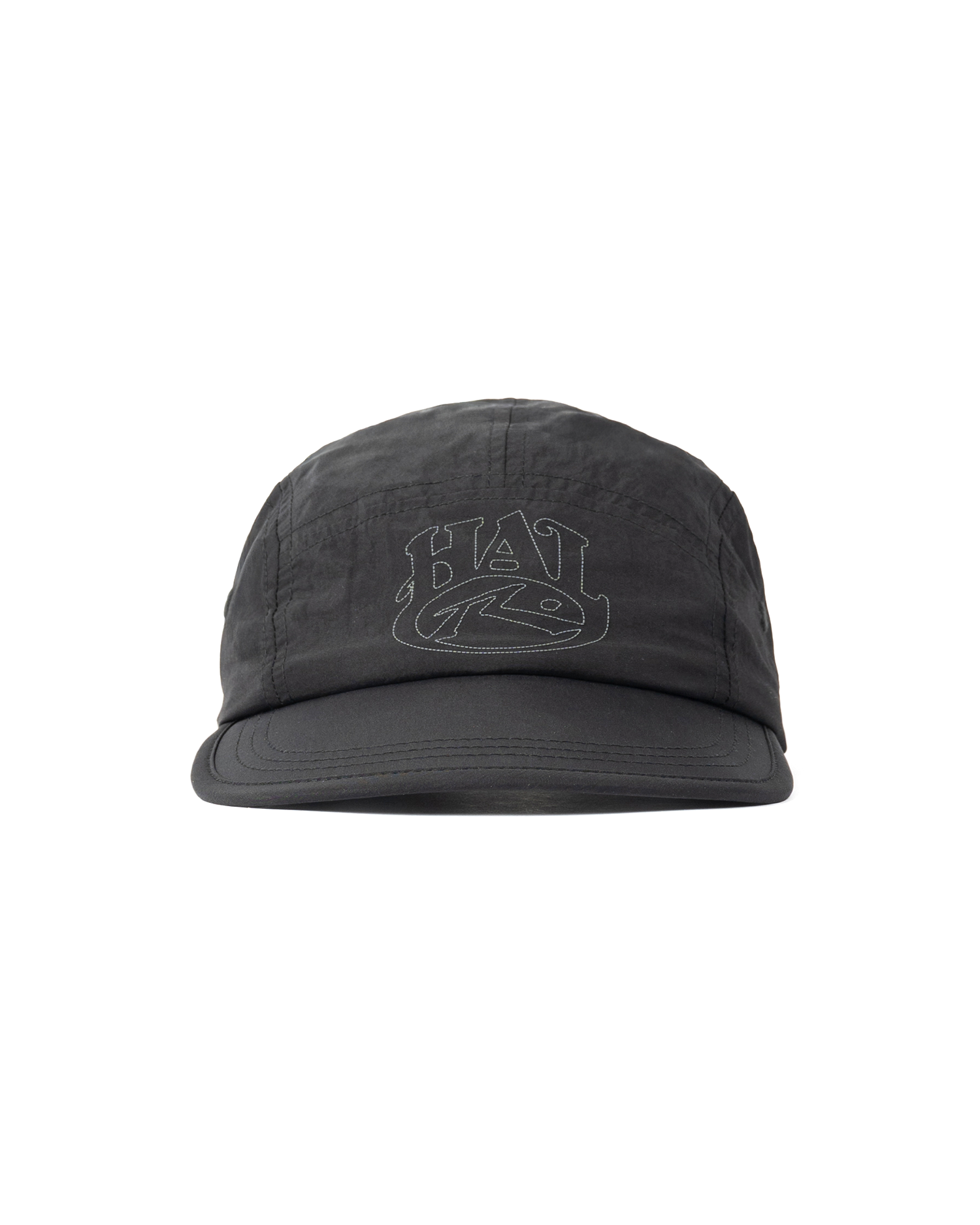 Rusty Nylon 5-Panel Cap - Black