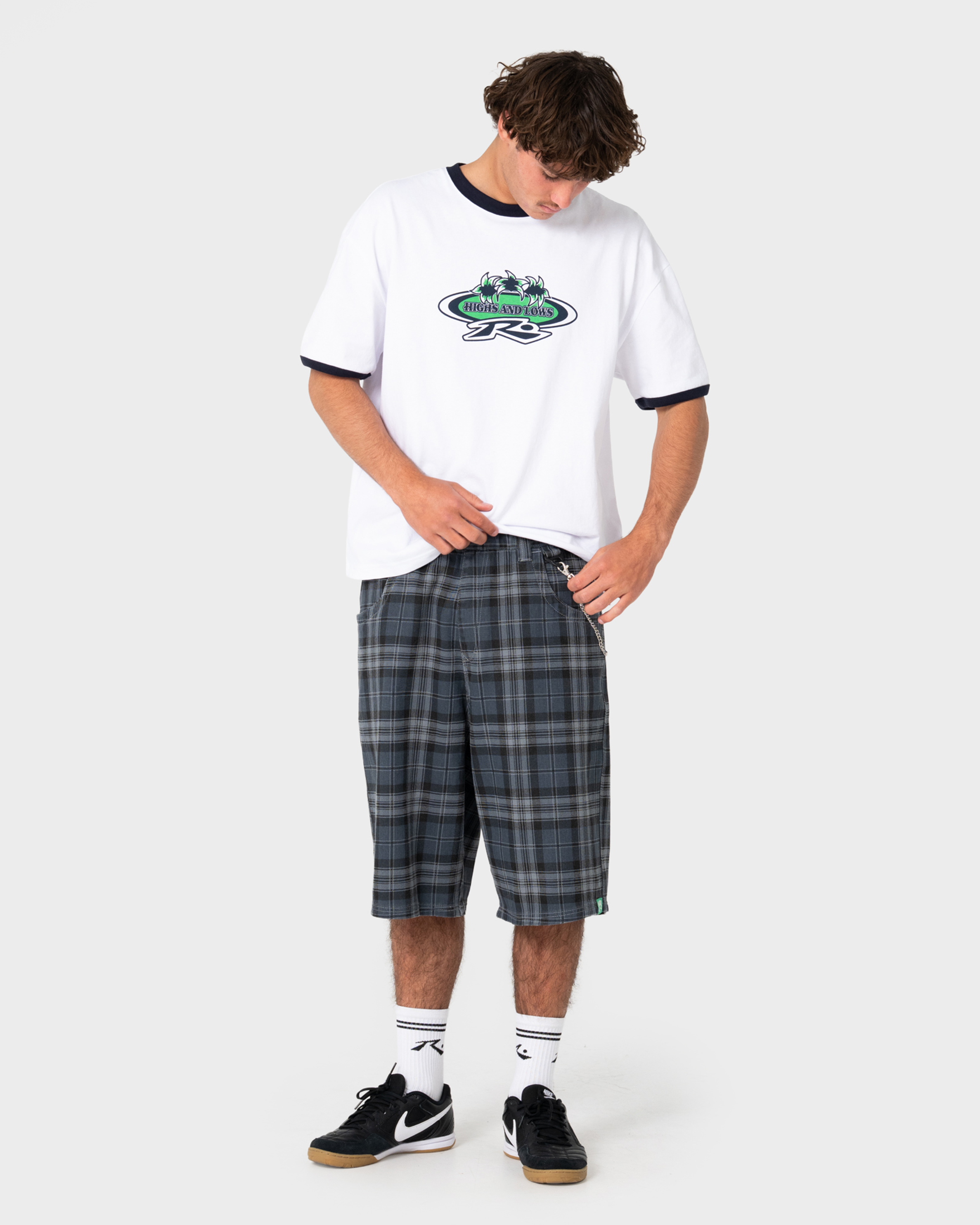 Rusty Flop Drop Elastic Baggy Walkshort - Navy Blue