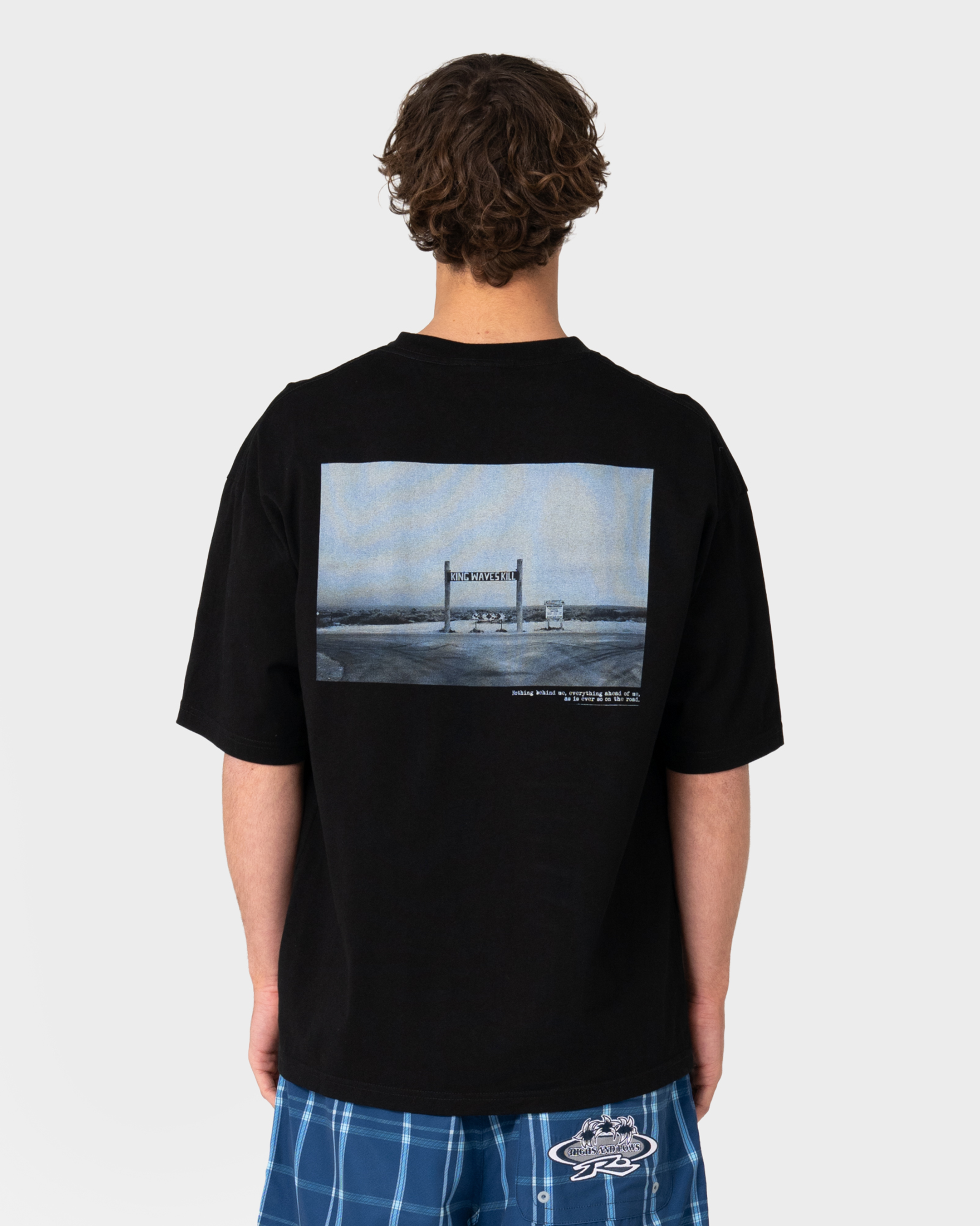 Rusty King Waves Kill T-Shirt - Black