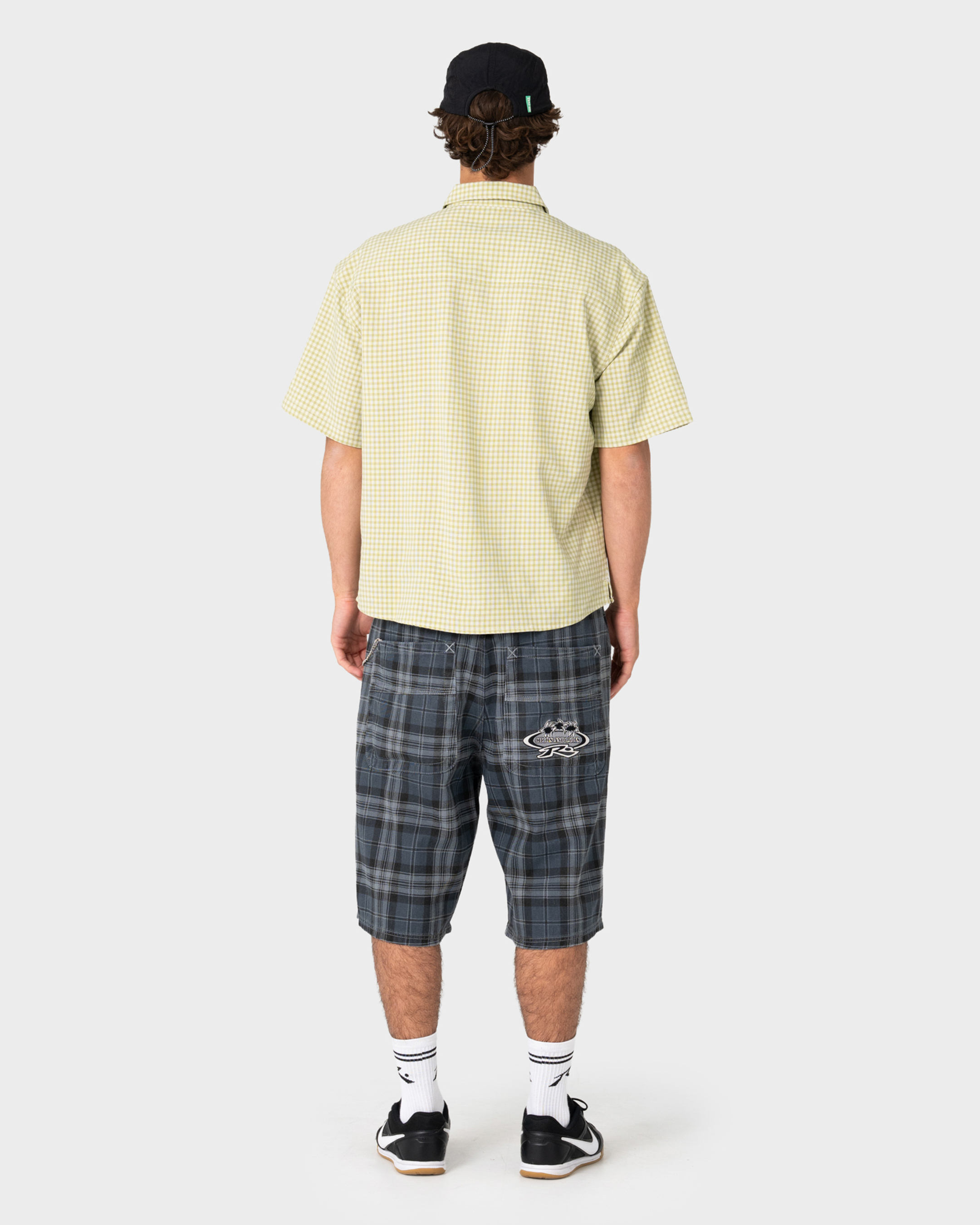 Rusty Nylon 5-Panel Cap - Black