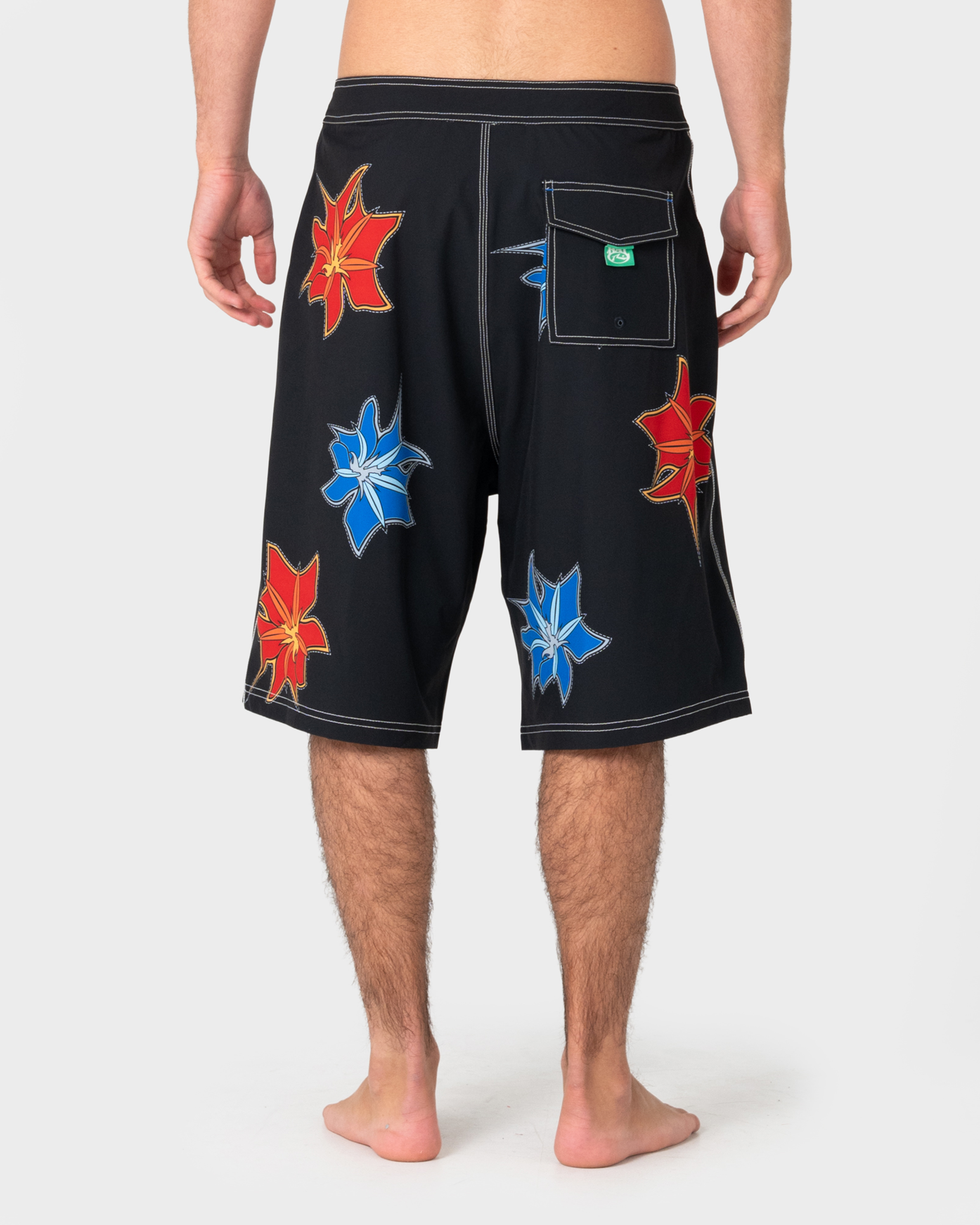 Rusty Pickya Pill Fixed Waist Boardshort - Black