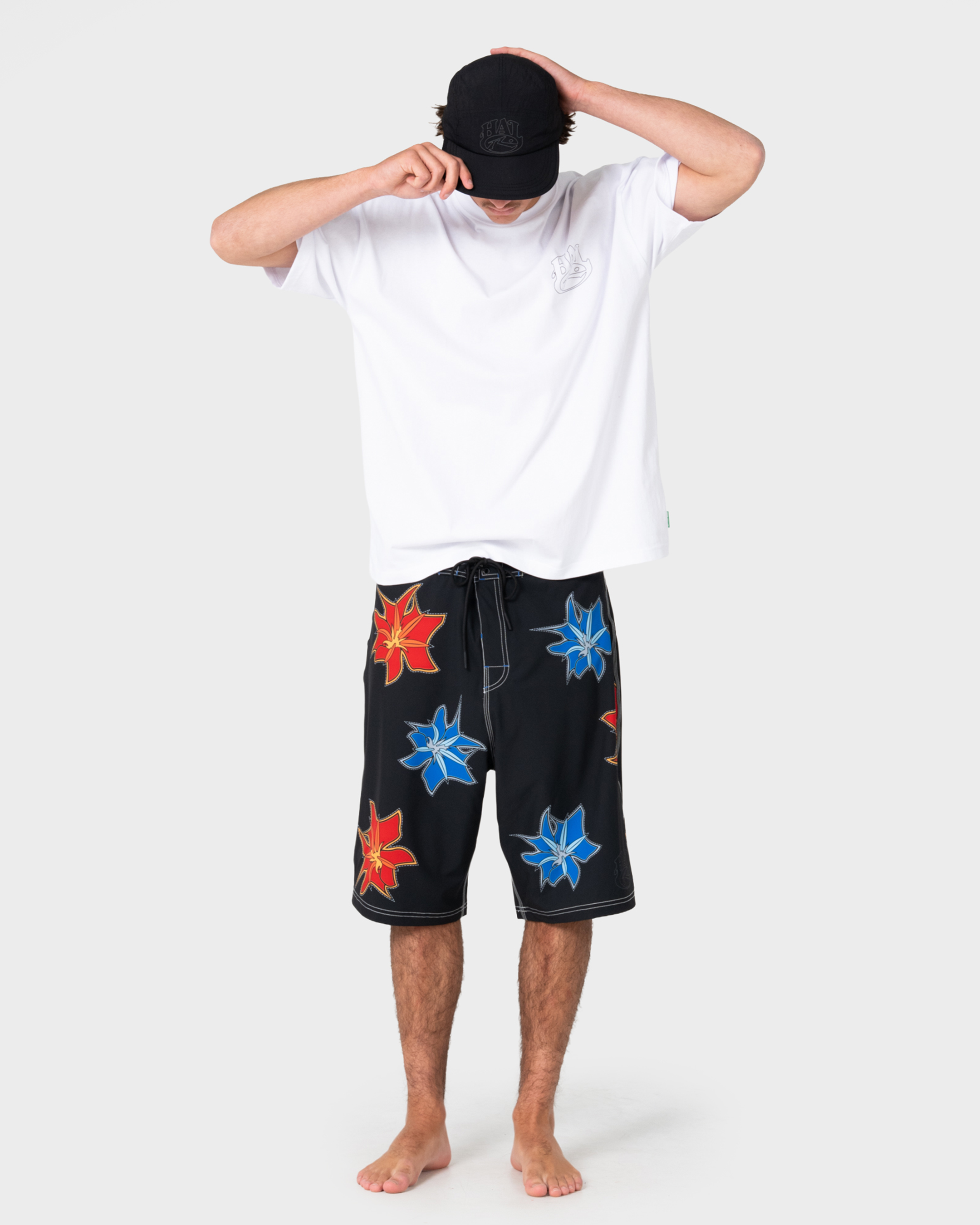 Rusty Pickya Pill Fixed Waist Boardshort - Black