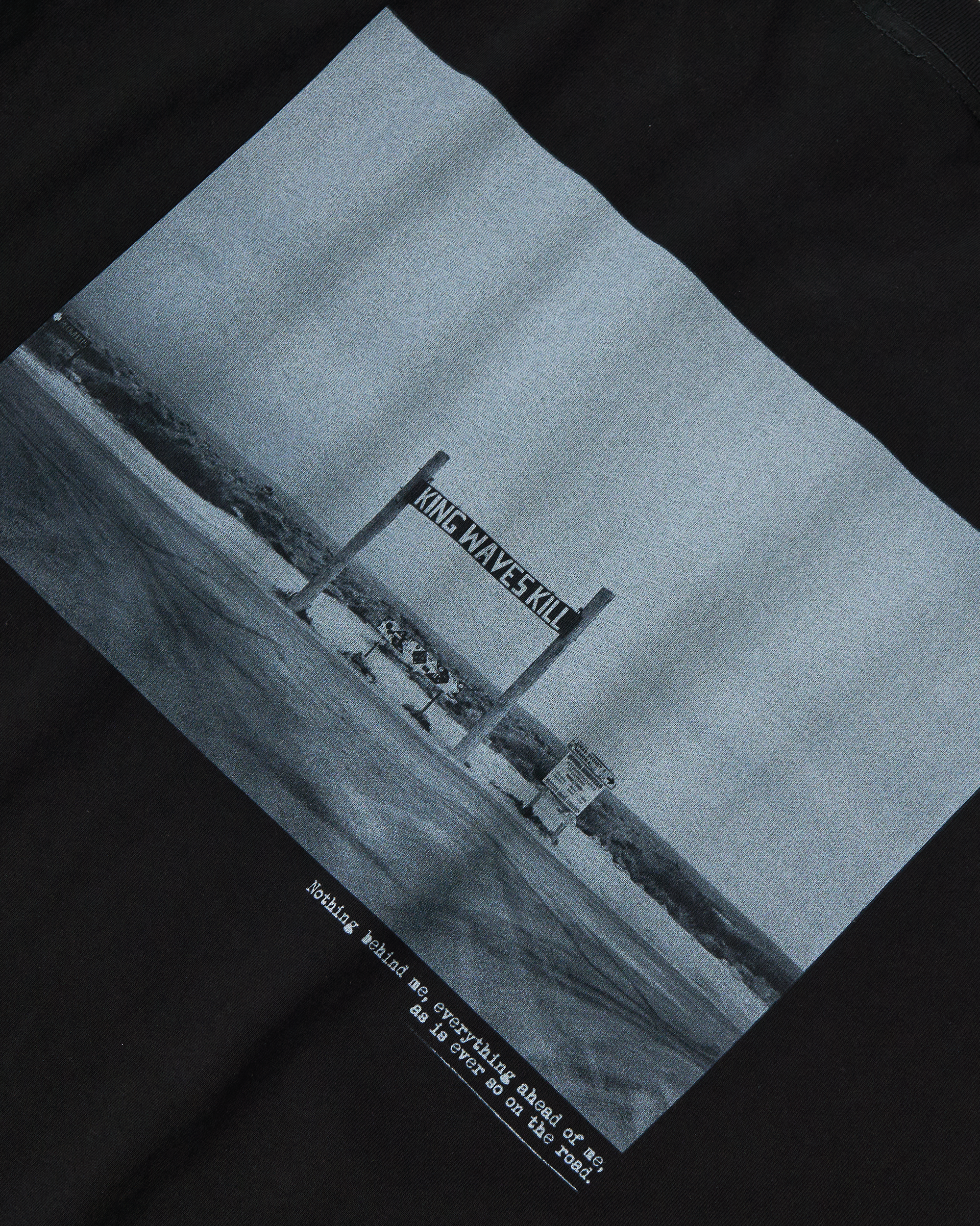 Rusty King Waves Kill T-Shirt - Black