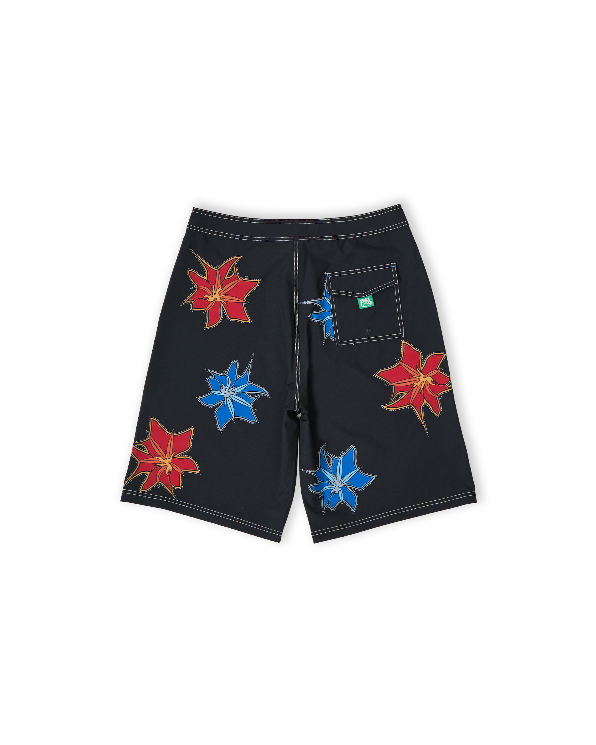 Rusty Pickya Pill Fixed Waist Boardshort - Black