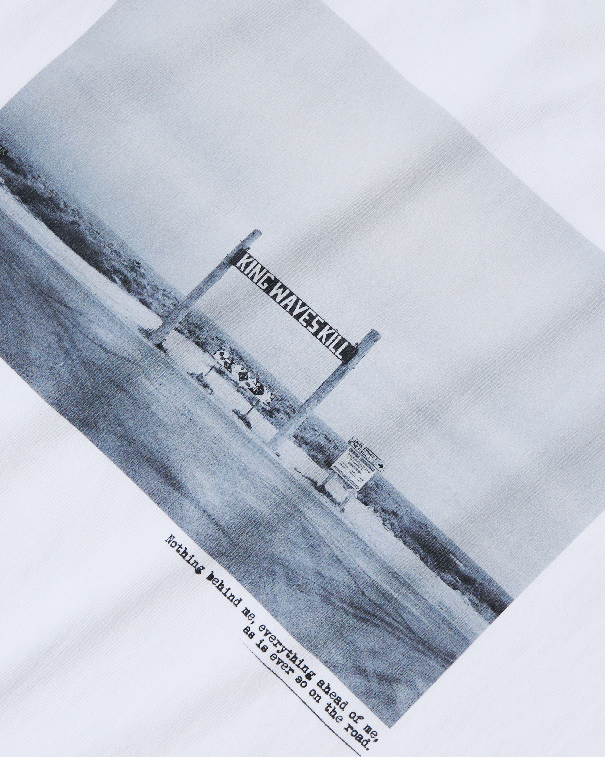 Rusty King Waves Kill T-Shirt - White