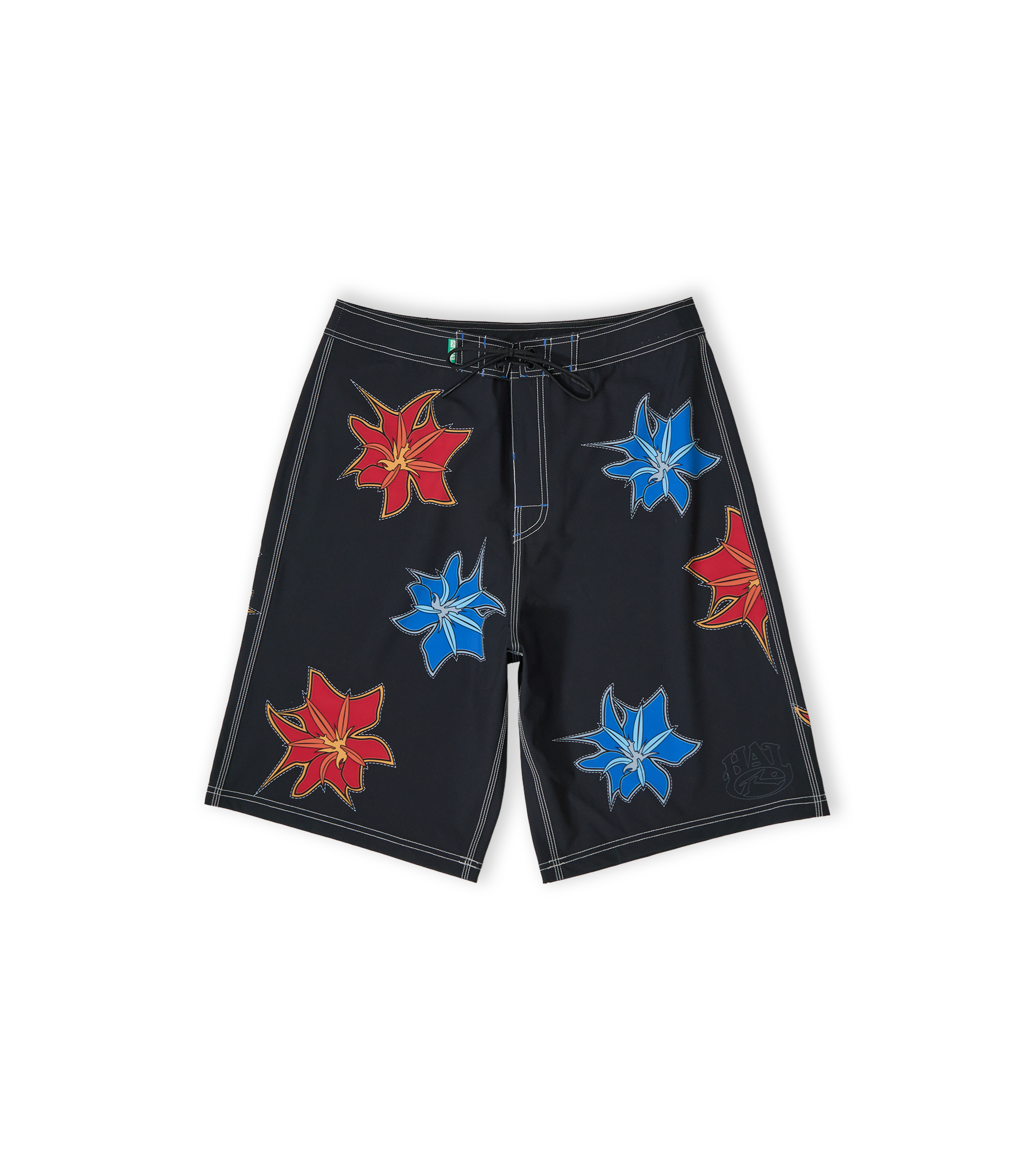 Rusty Pickya Pill Fixed Waist Boardshort - Black
