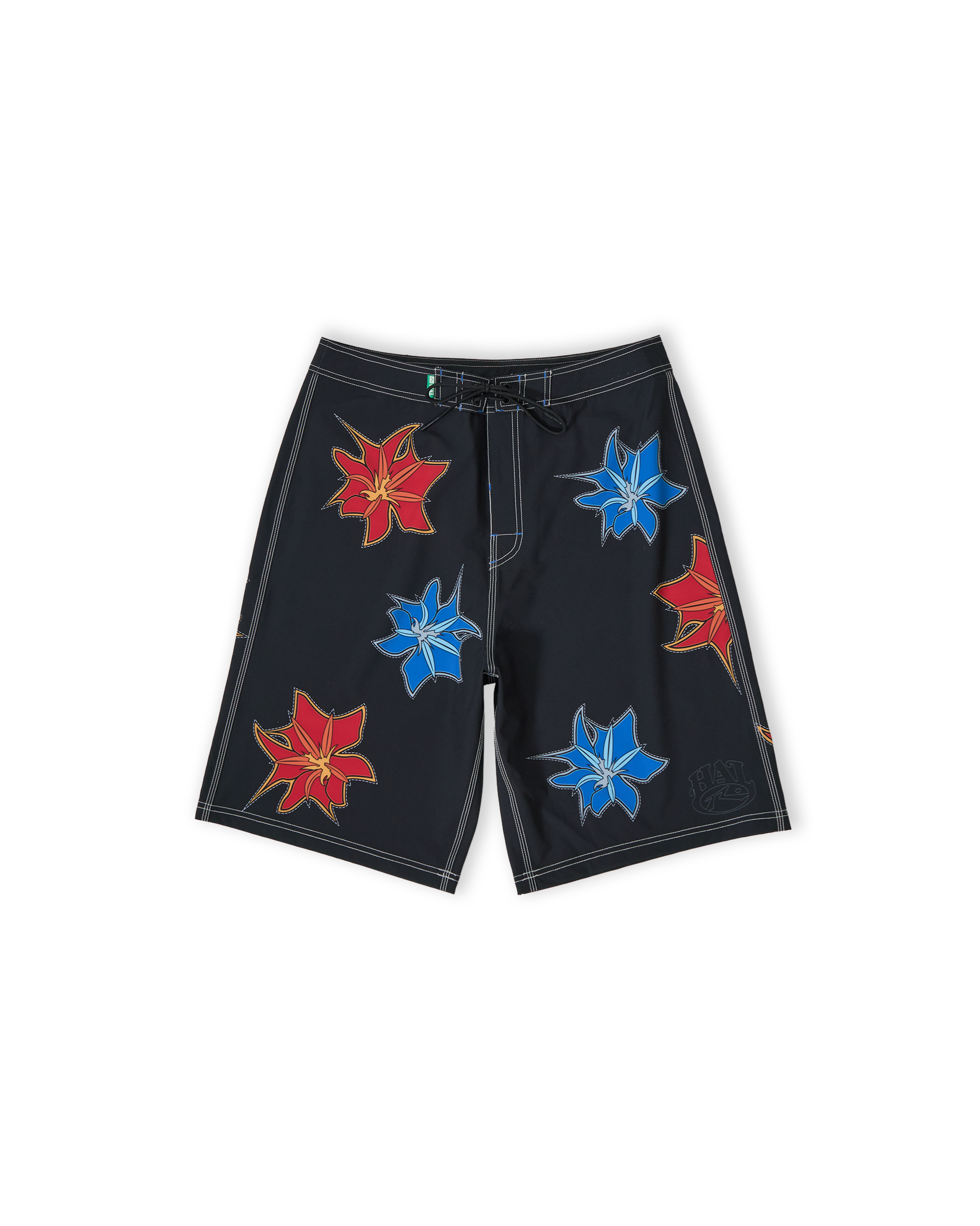 Rusty Pickya Pill Fixed Waist Boardshort - Black