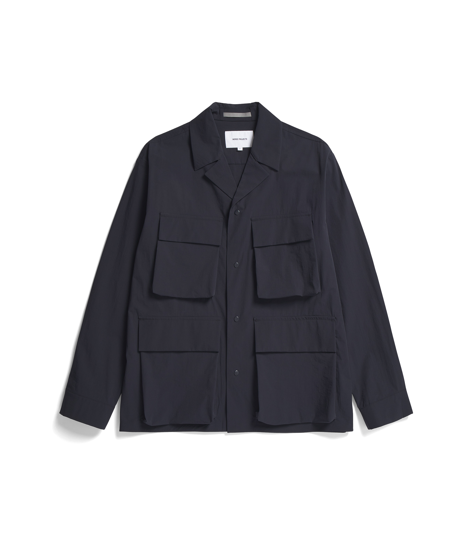 Mads Travel Light Overshirt - Navy