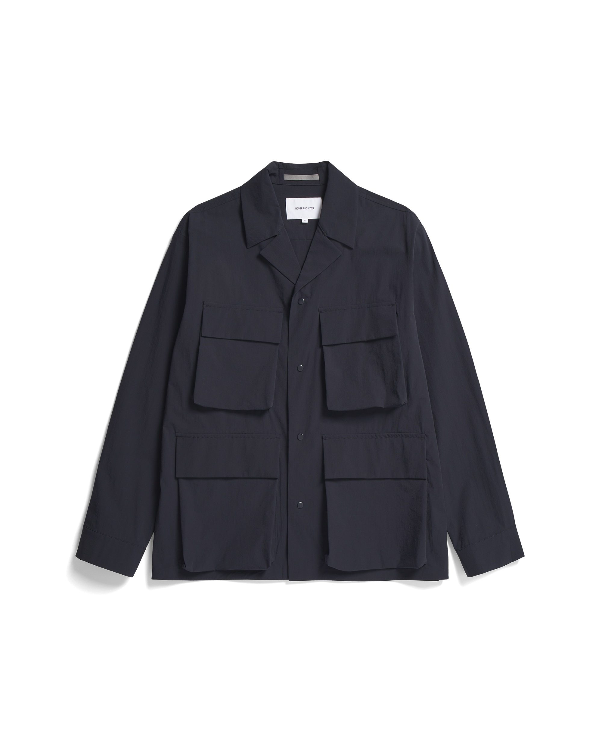 Mads Travel Light Overshirt - Navy