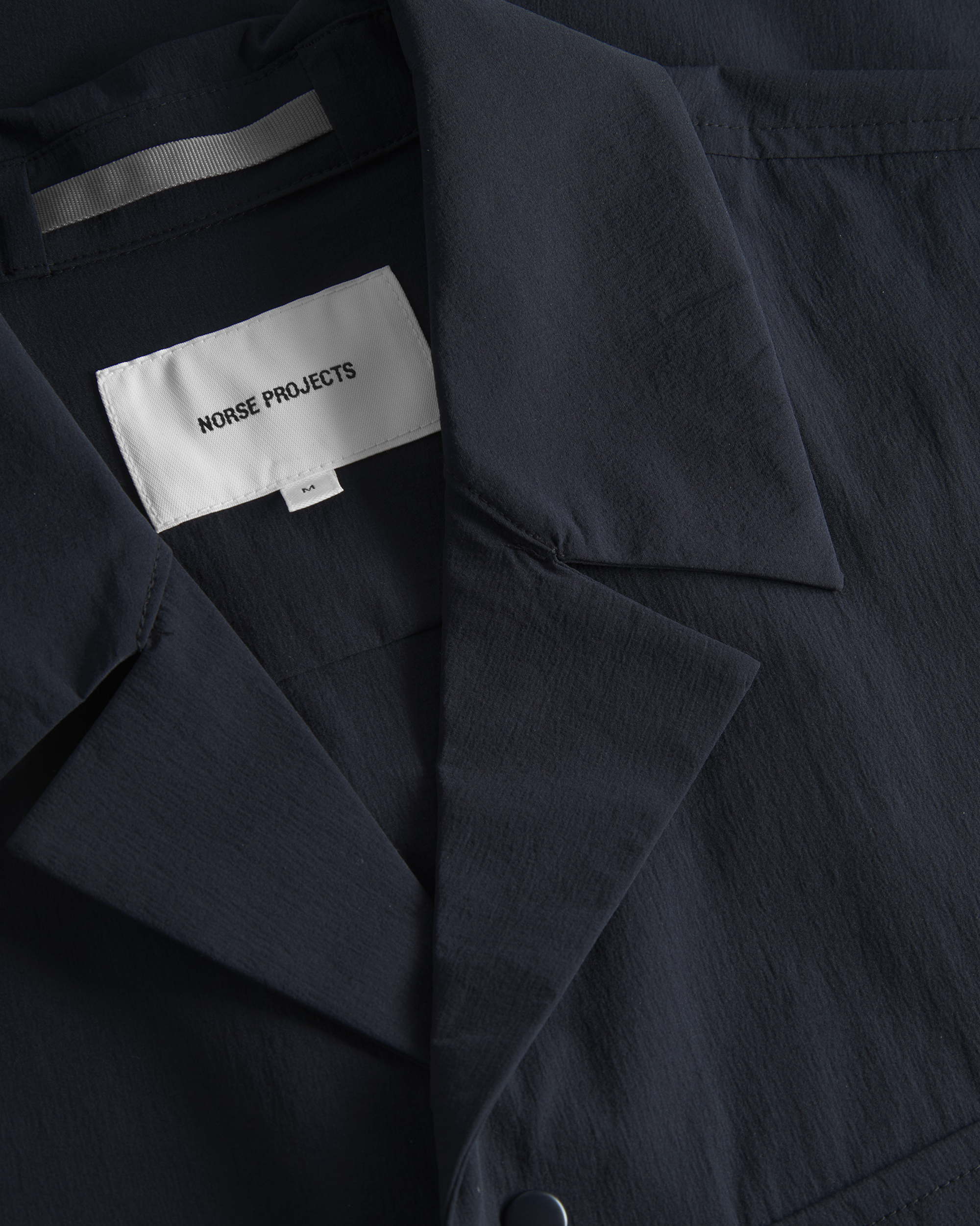 Mads Travel Light Overshirt - Navy