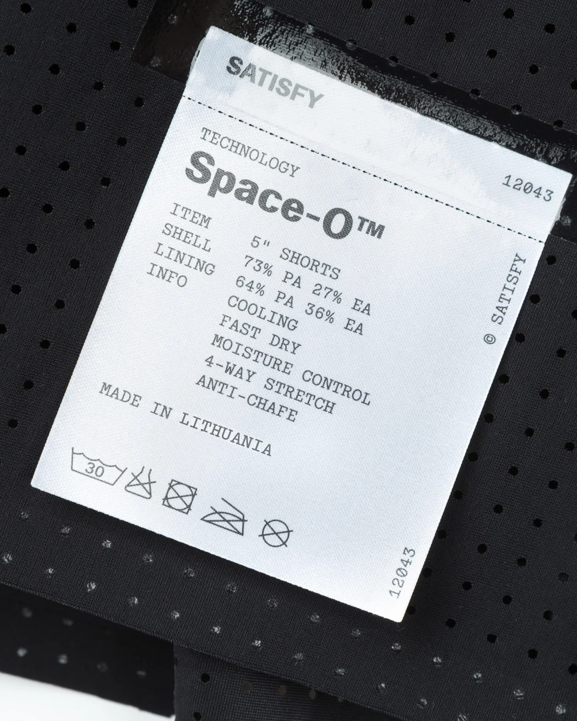 Space-O 5in shorts - Black