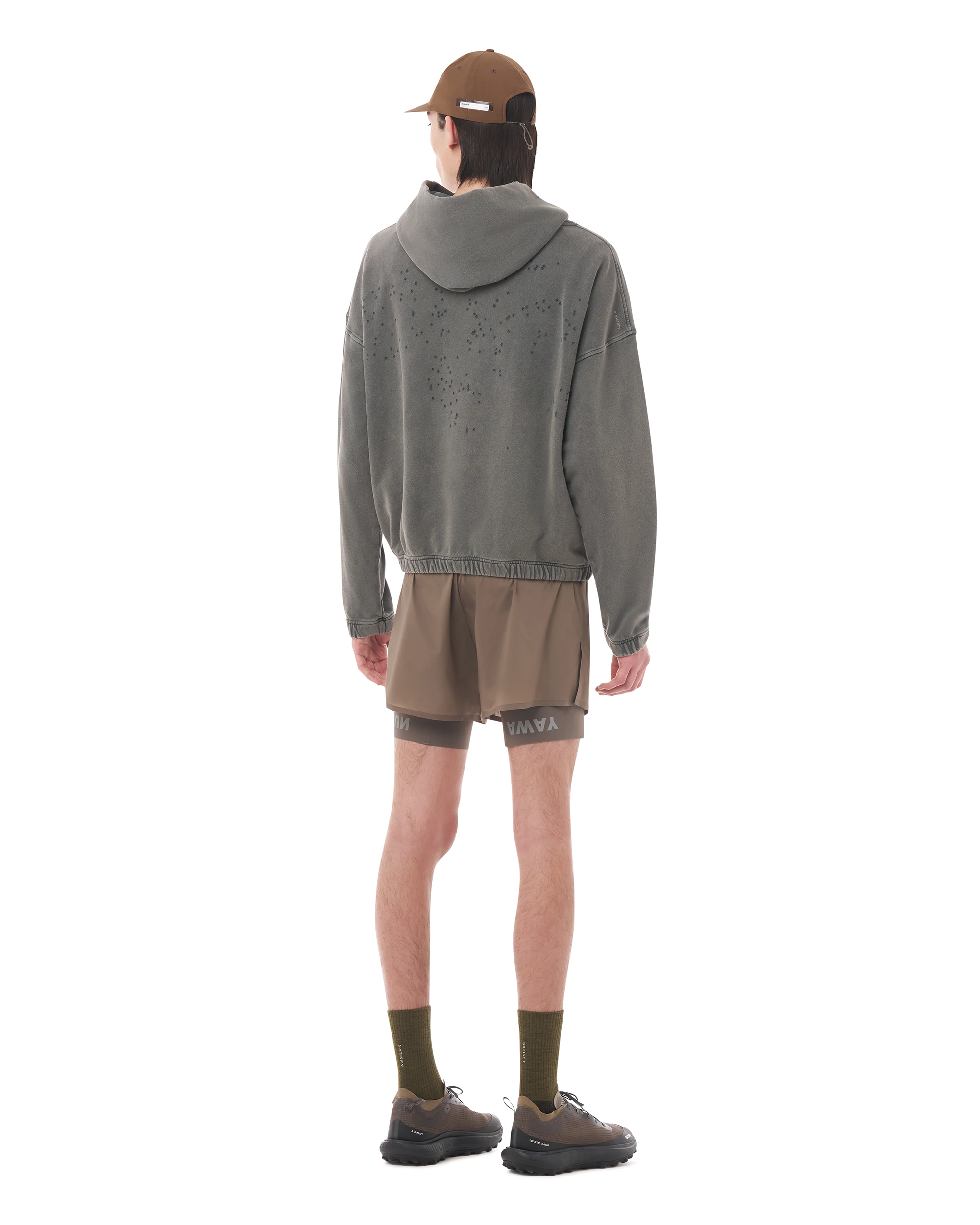 MothTech Hoodie - Faded Black