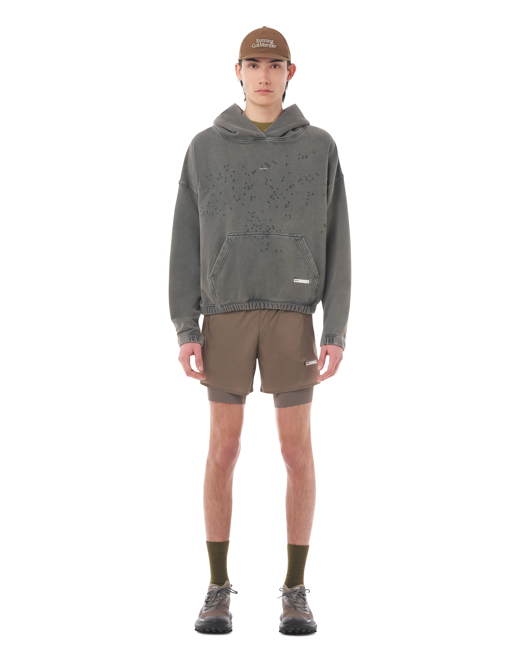 MothTech Hoodie - Faded Black