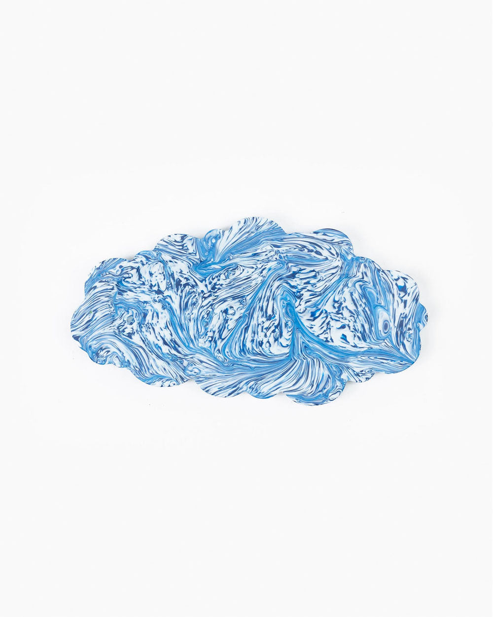 Clouded Desk Tray-Blue