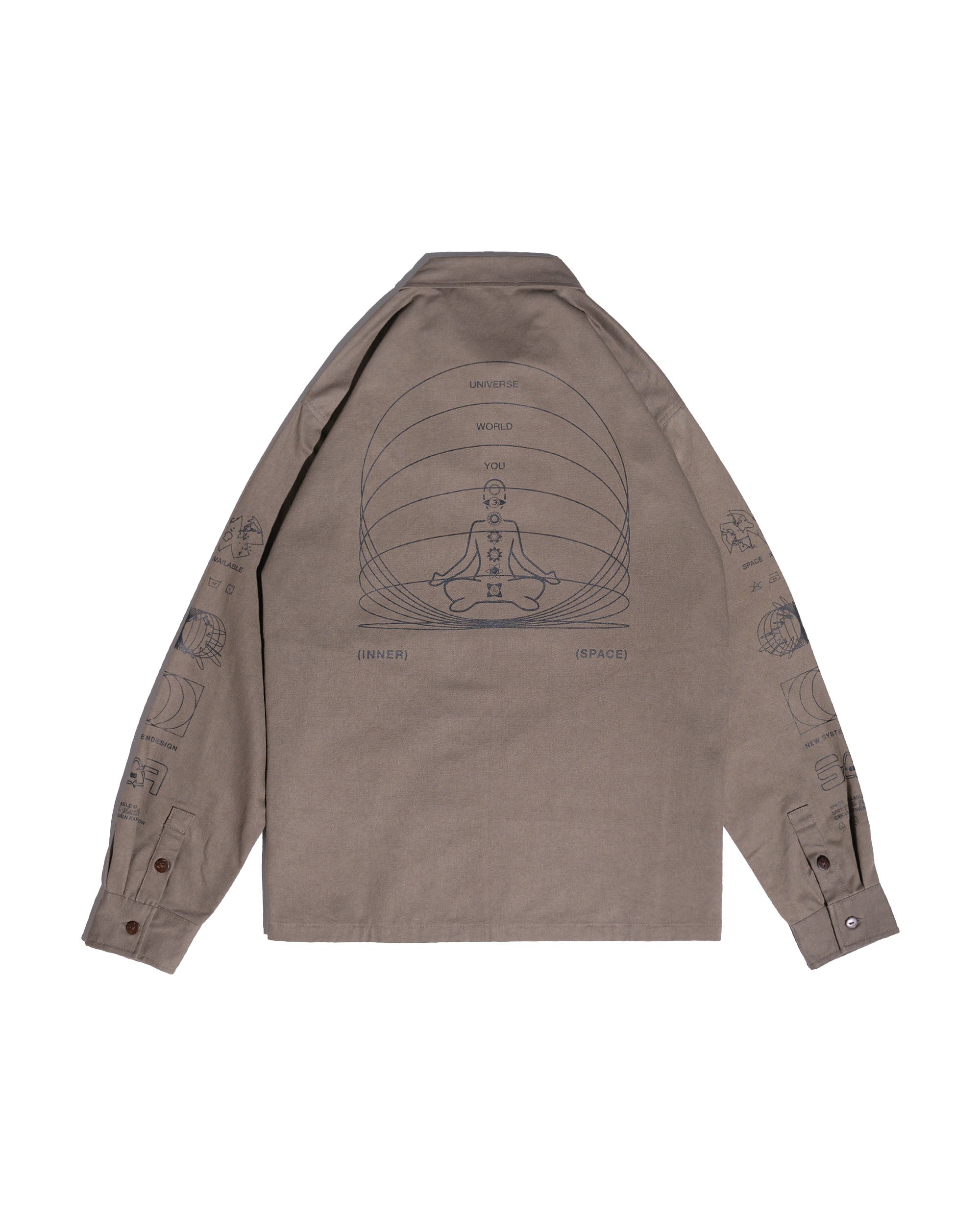Inner Space Plant Jacket-Grey