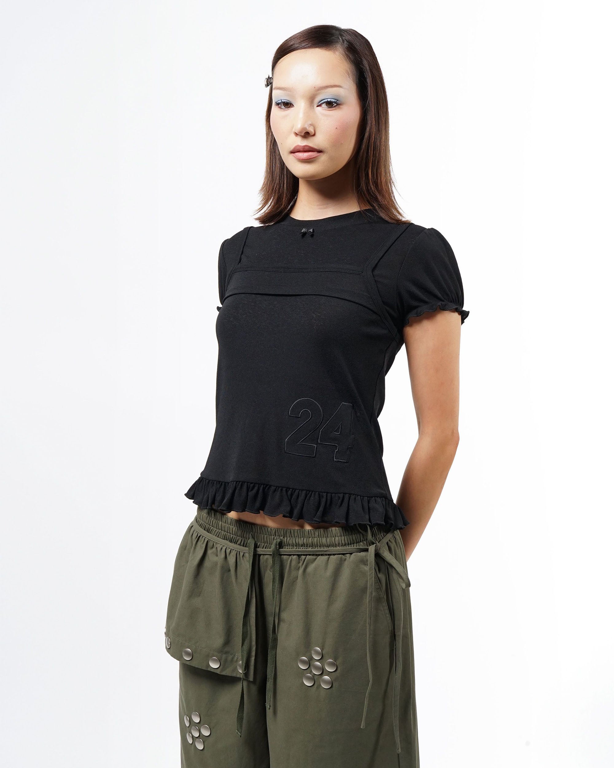 My Lucky Number Top - Black