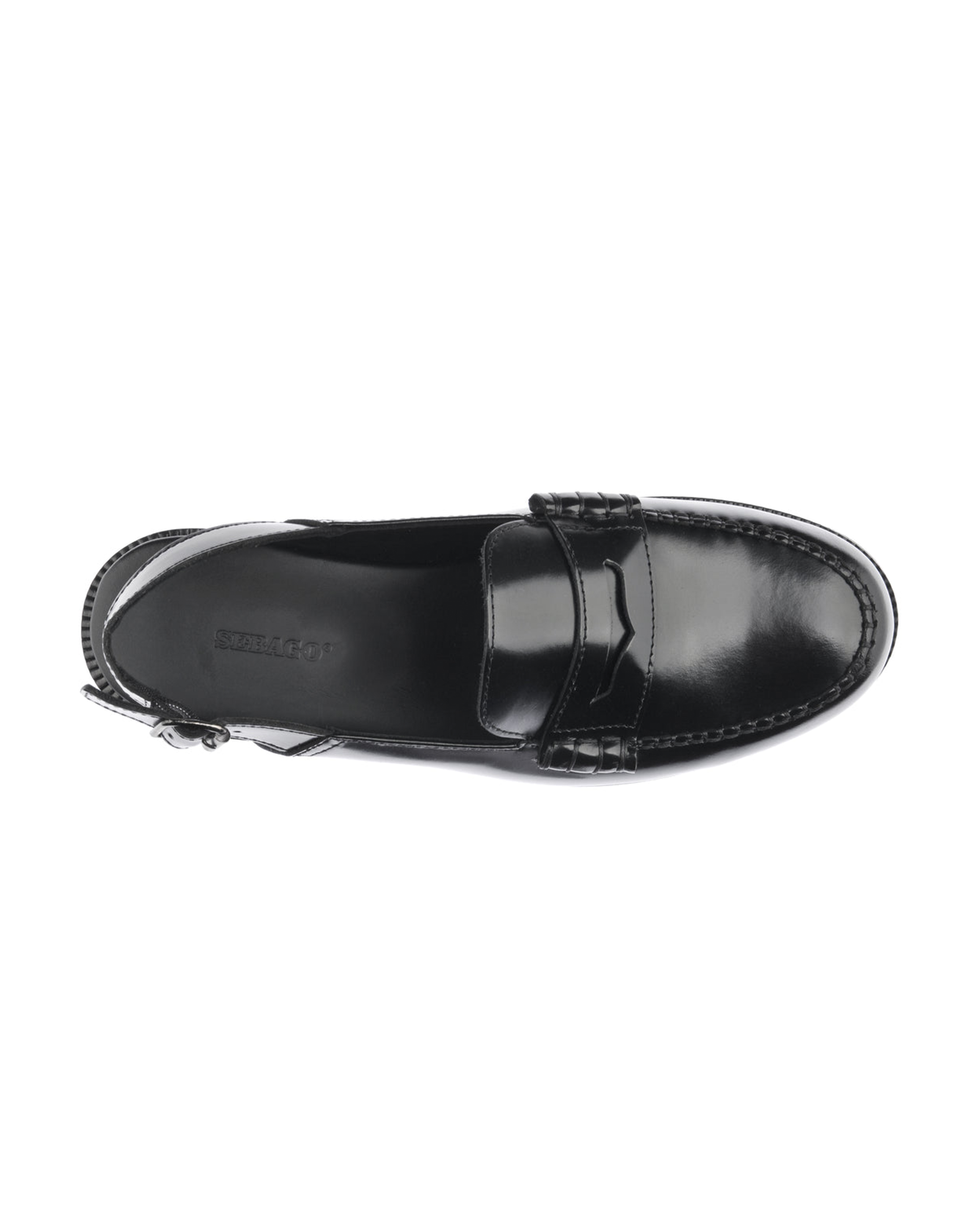 Womens Dan Polaris Loafer Sandal - Black