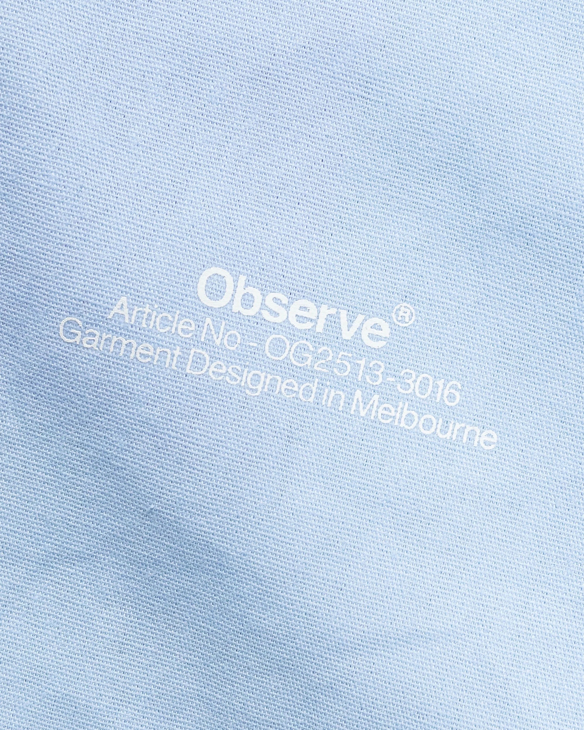Poplin Loop Shirt - Blue