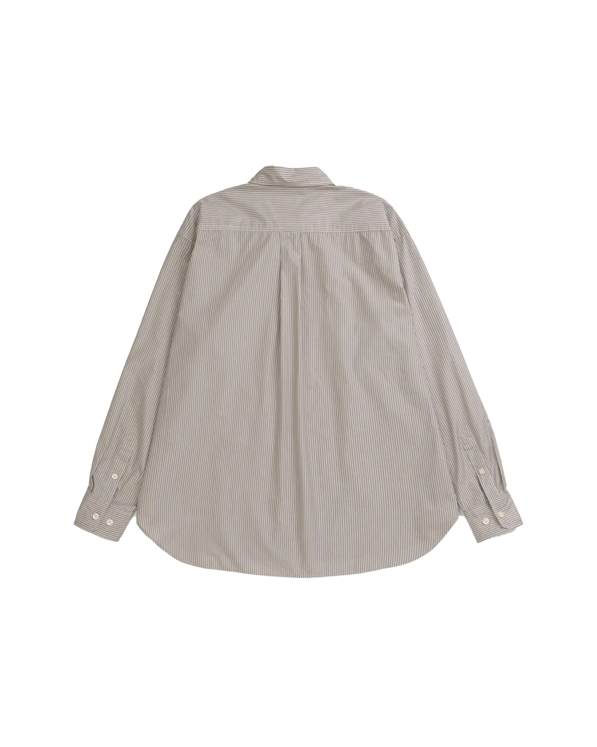 Espevik Fine Oversized L/S Shirt - Walnut