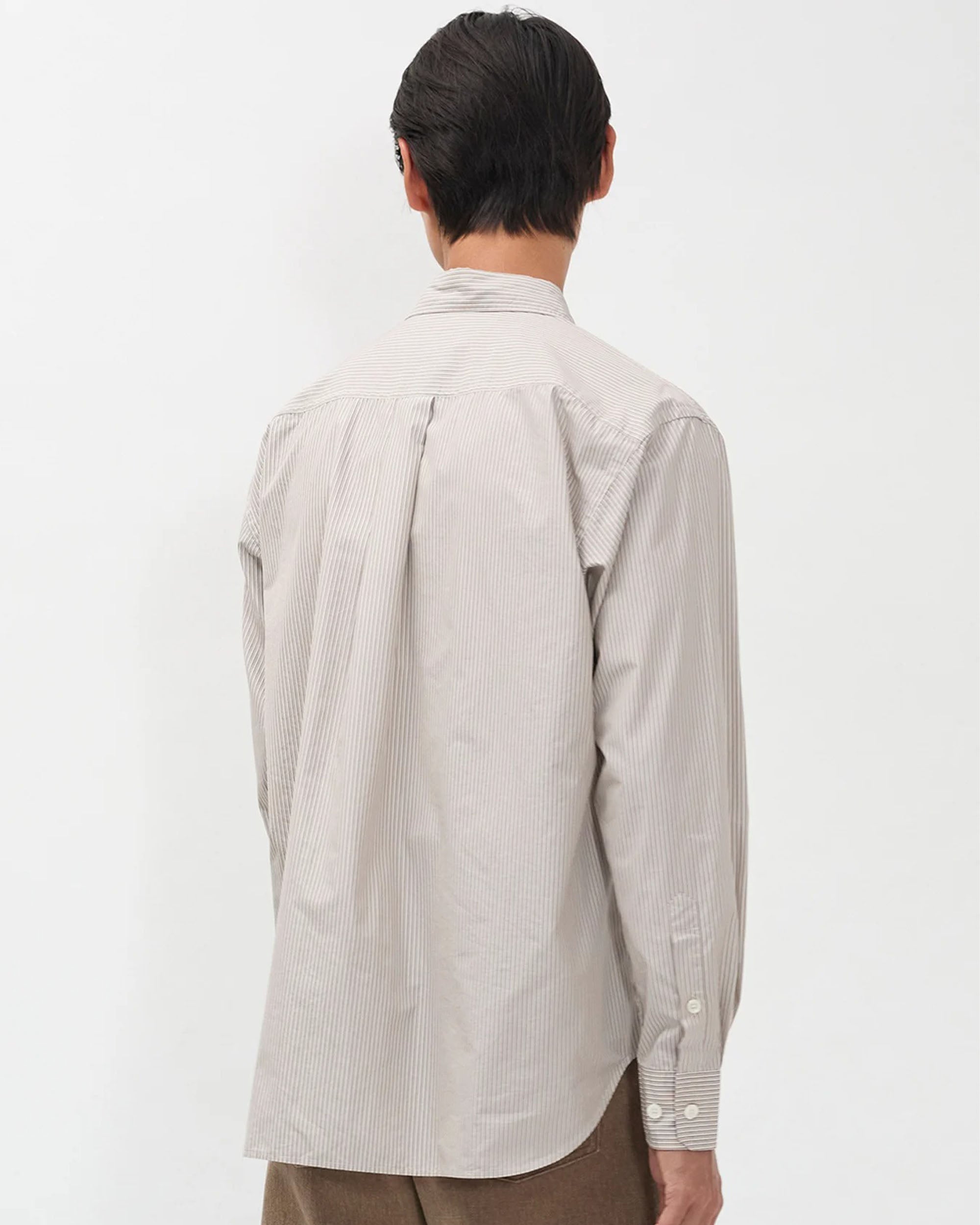 Espevik Fine Oversized L/S Shirt - Walnut