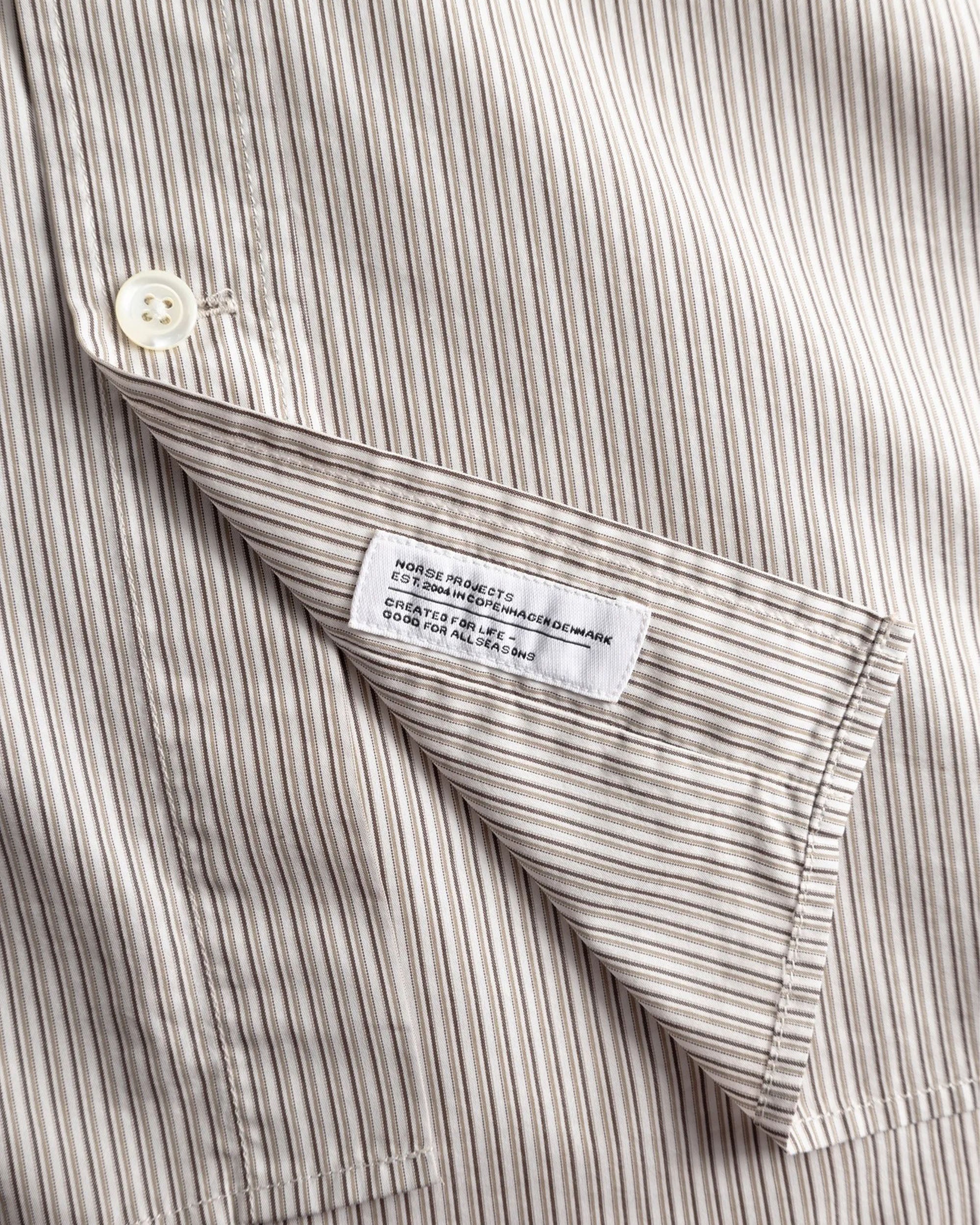 Espevik Fine Oversized L/S Shirt - Walnut