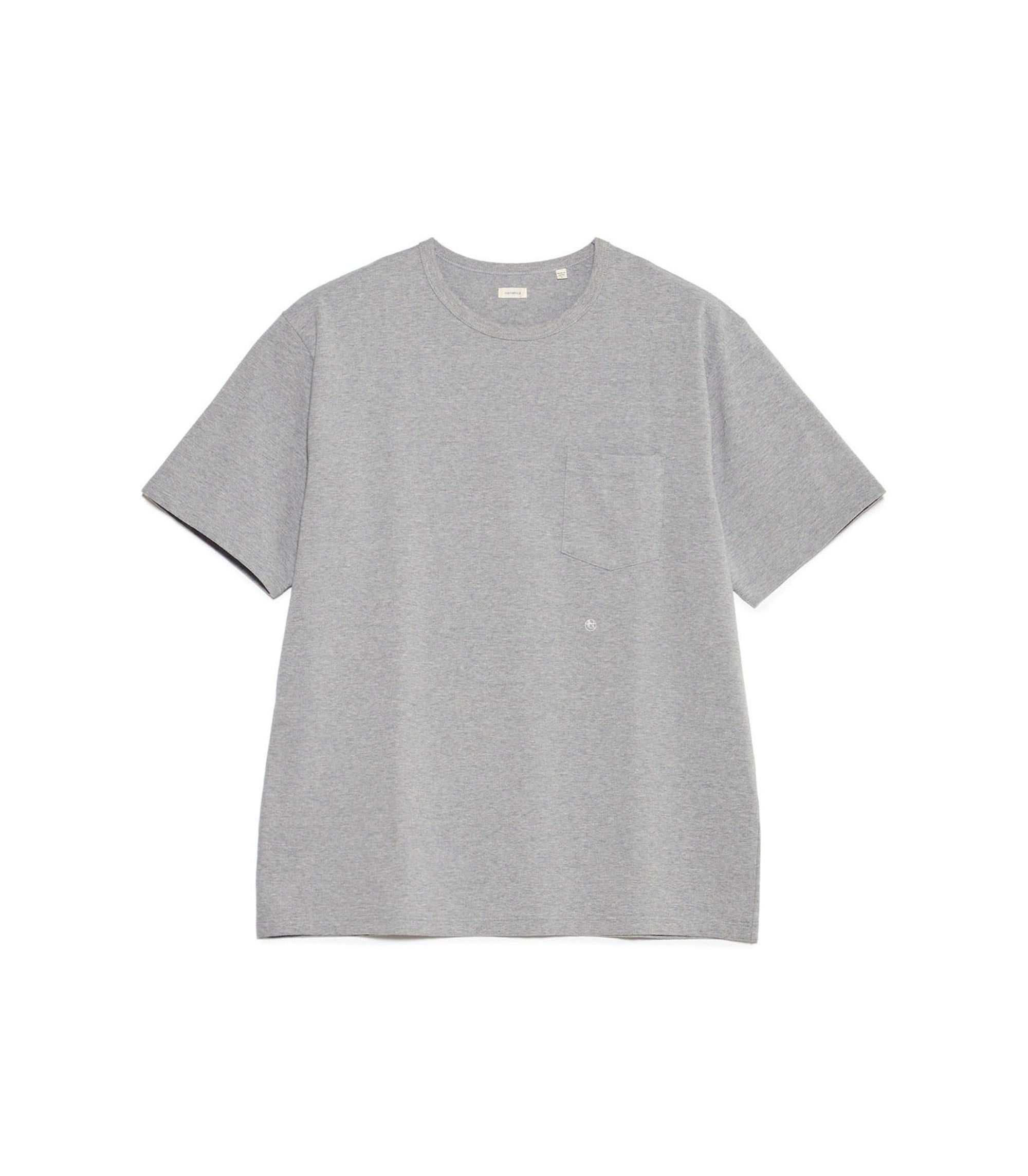 COOLMAX Jersey Pocket Tee - Heather Grey