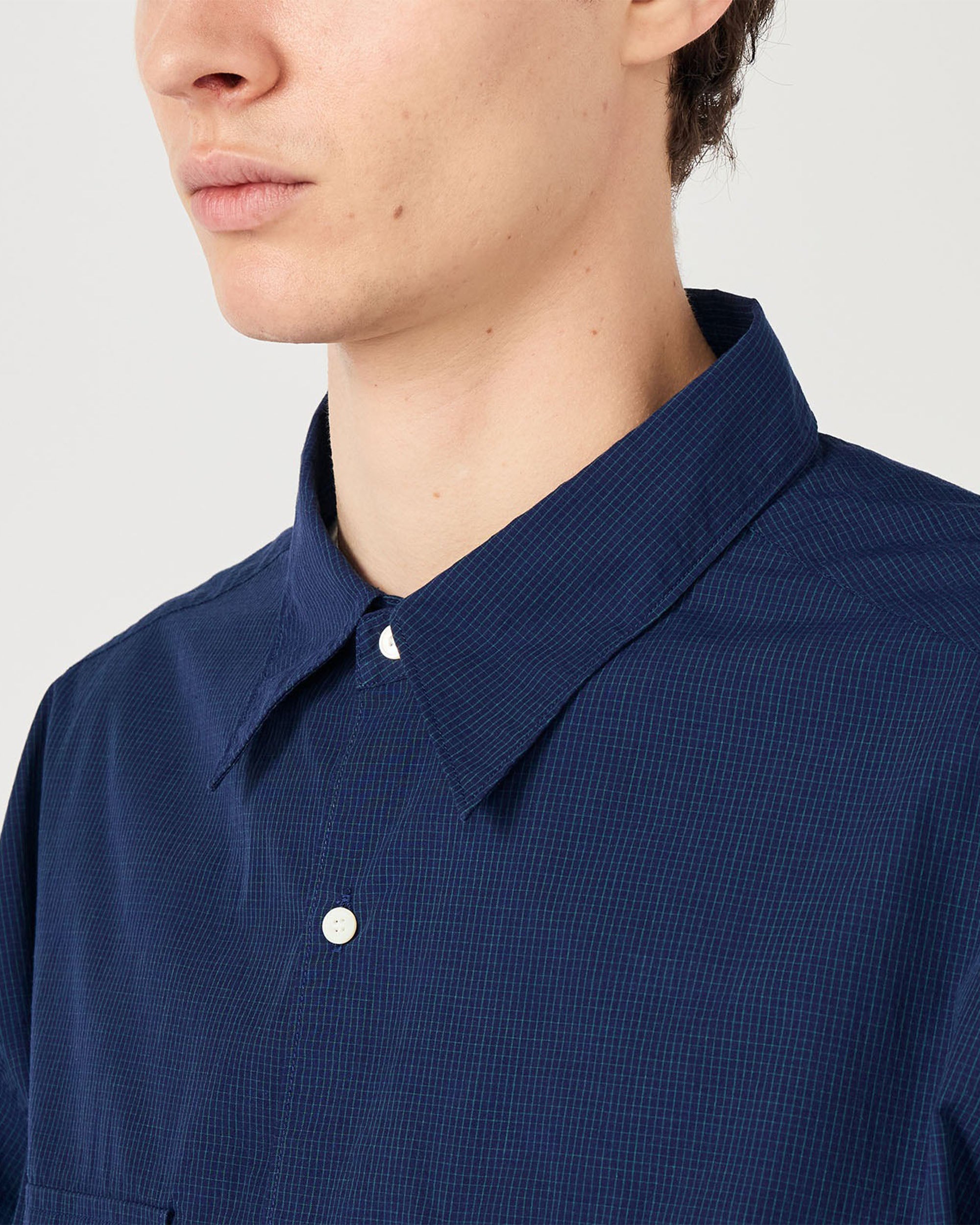 Regular Collar S/S Shirt - Natural