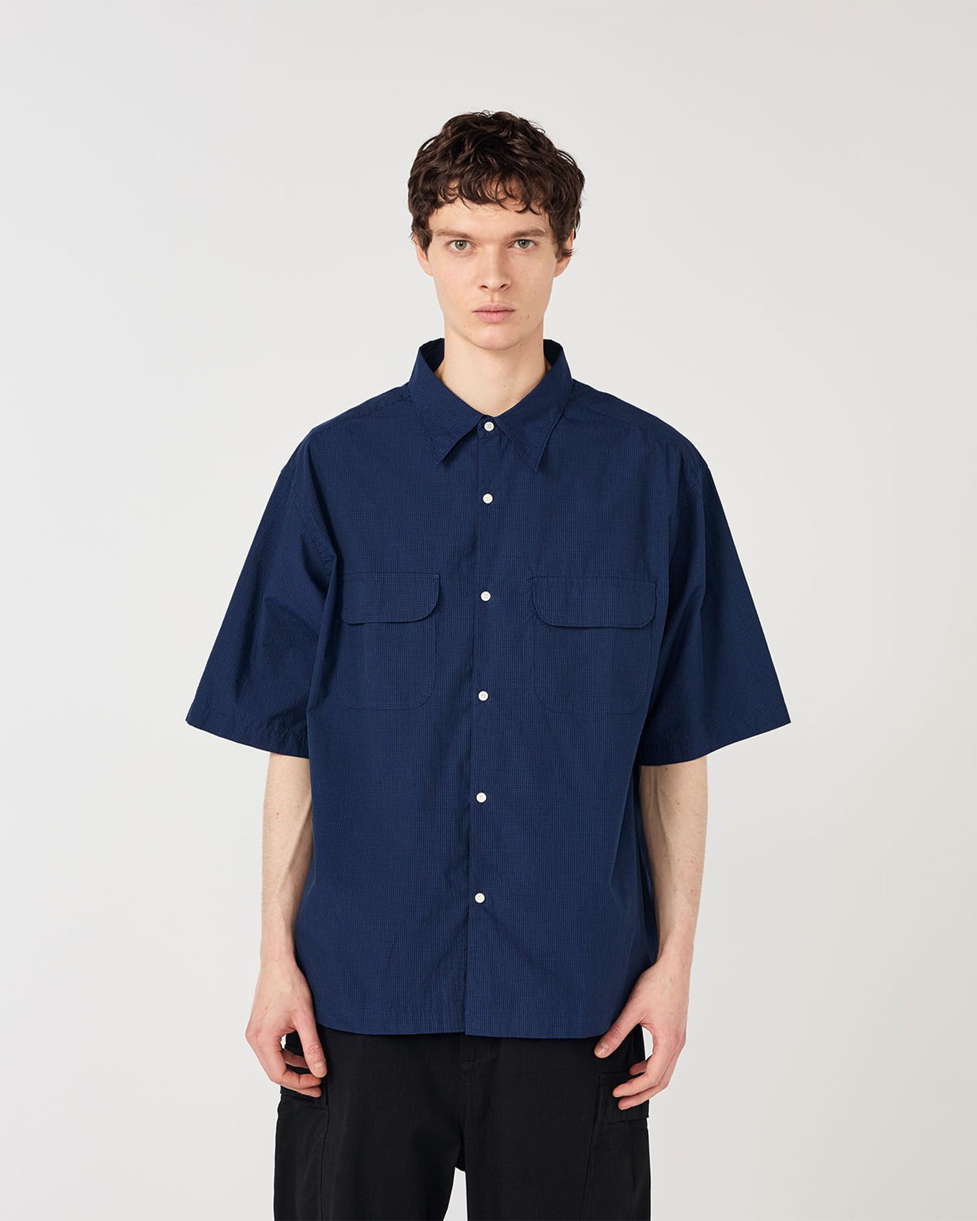 Regular Collar S/S Shirt - Natural