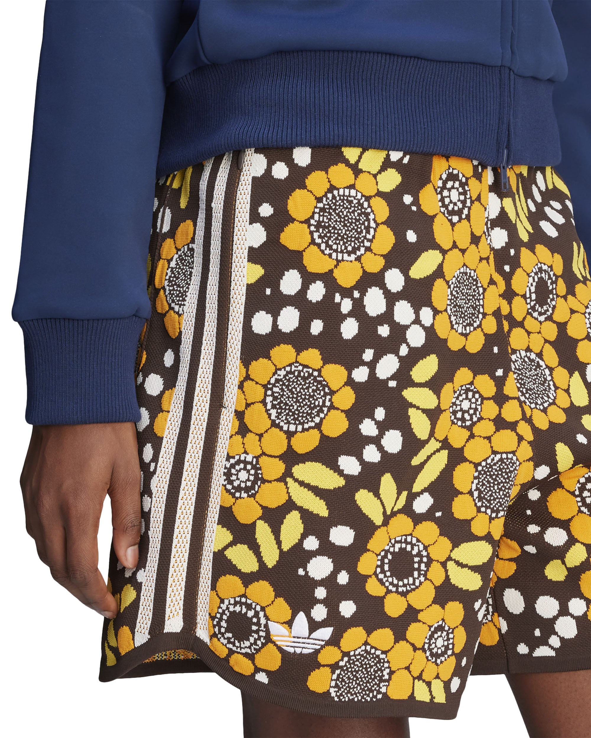 Wales Bonner Knit Floral Short - Multi