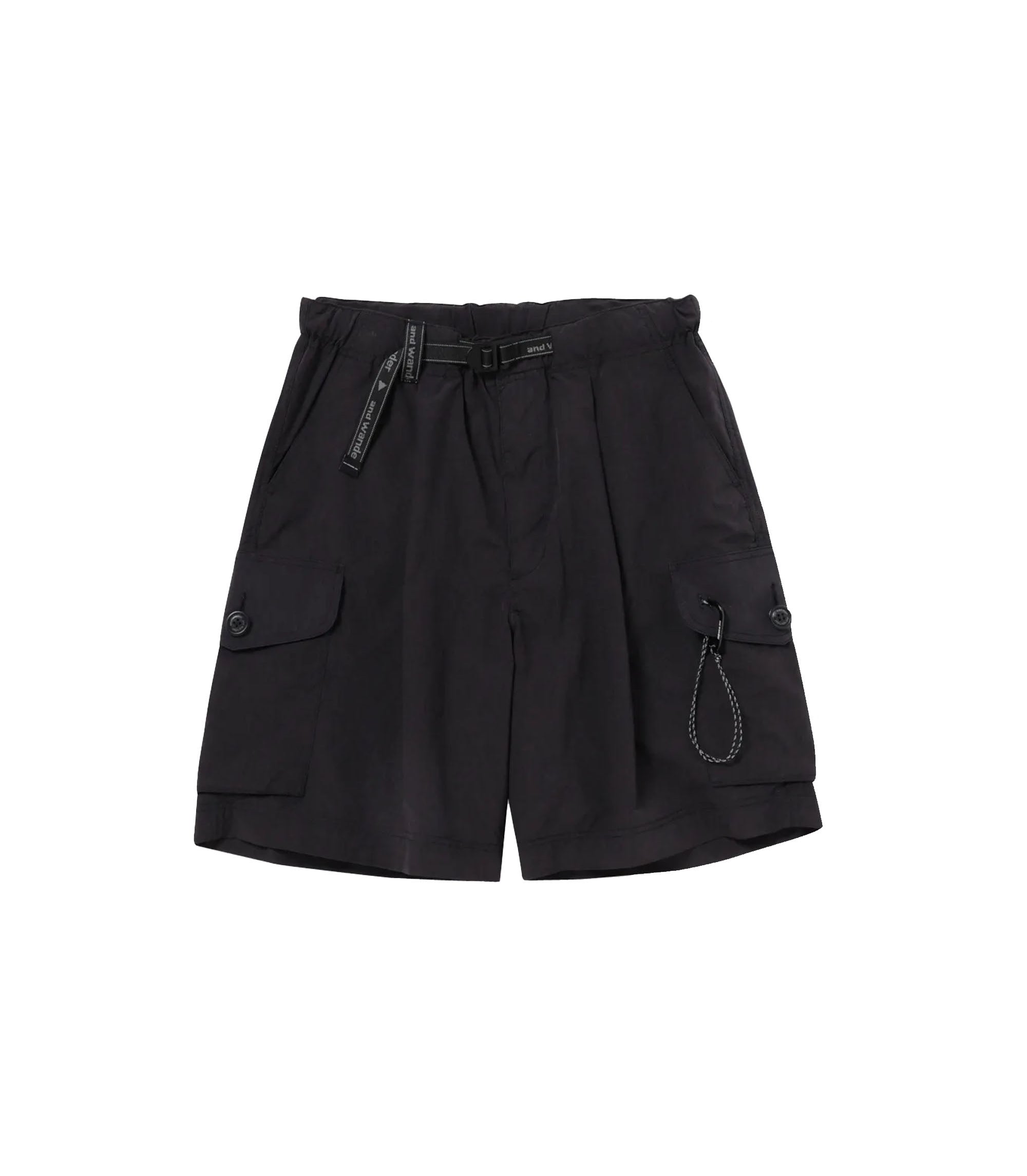 Oversized Cargo Shorts - Black
