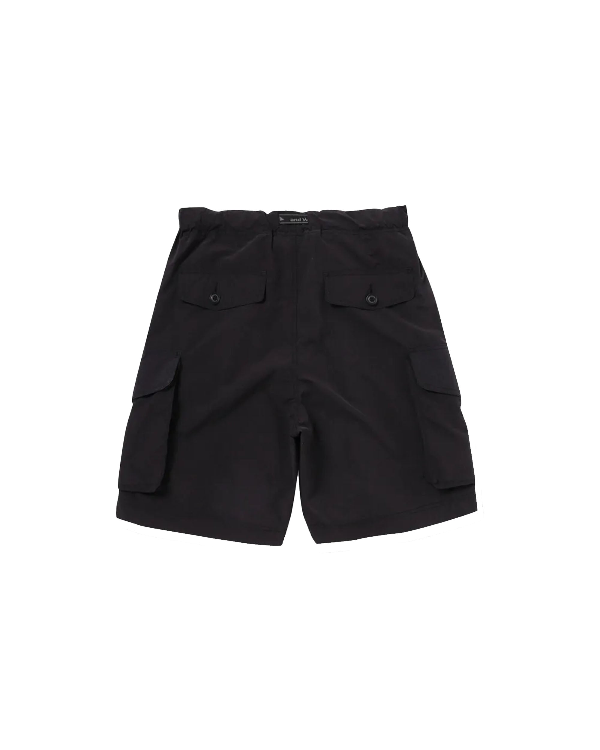 Oversized Cargo Shorts - Black
