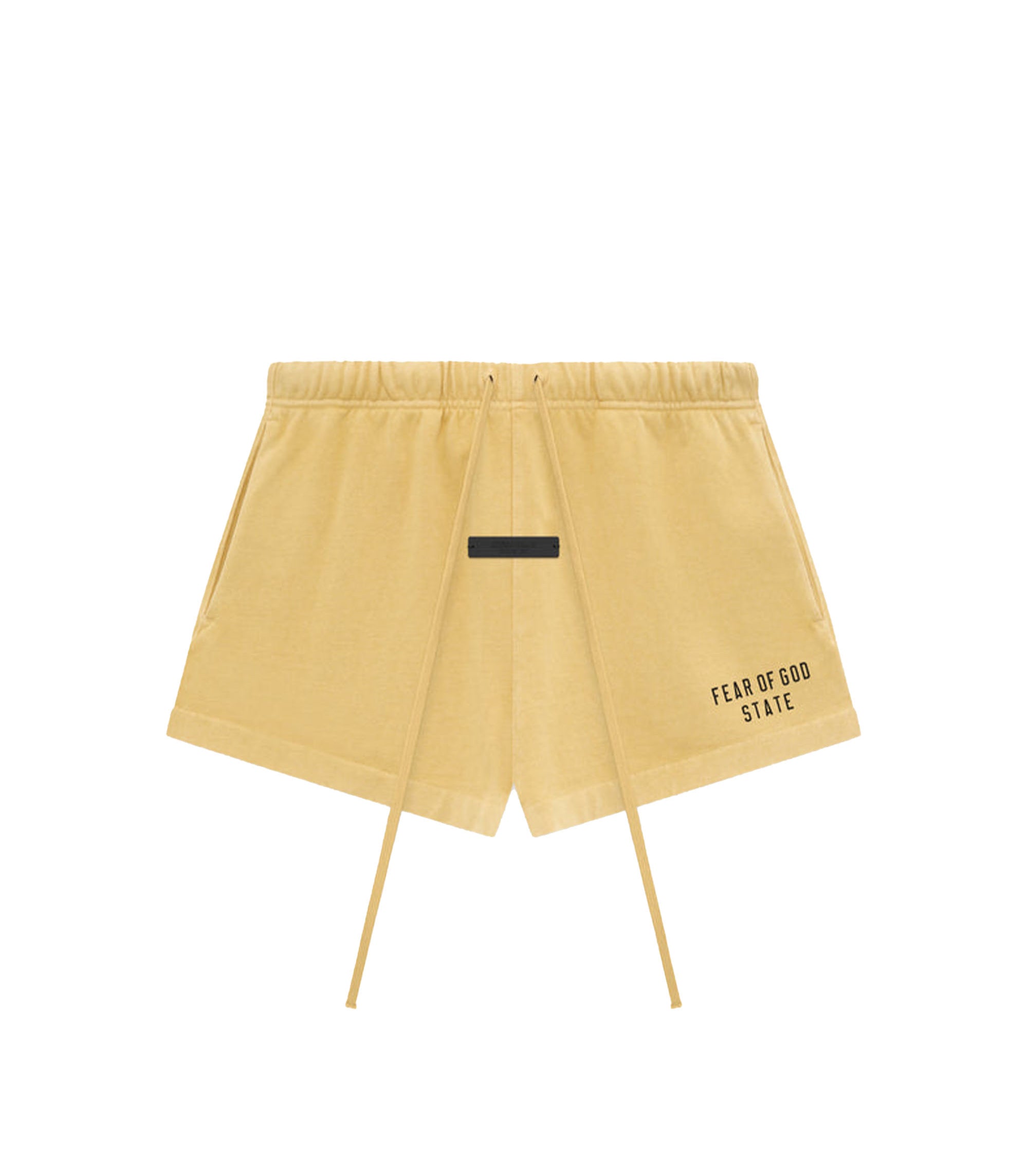 Womens Heavy Jersey Running Shorts - Amber