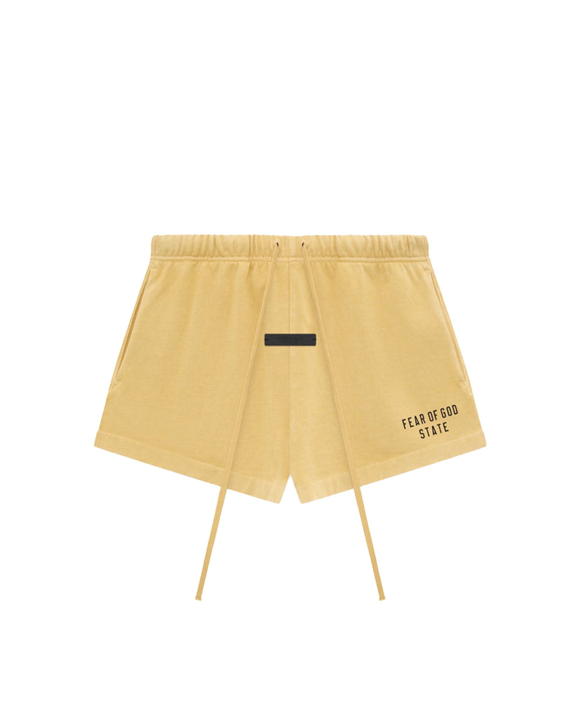 Womens Heavy Jersey Running Shorts - Amber
