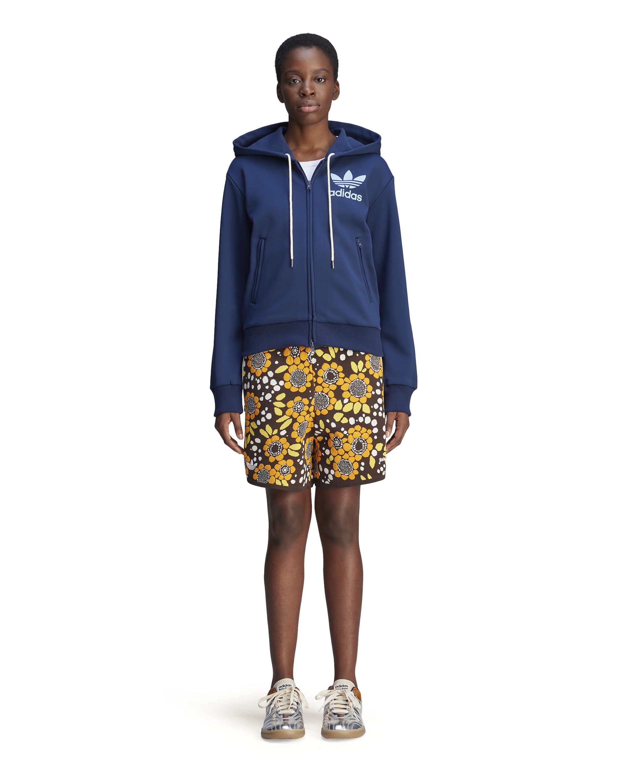 Wales Bonner Knit Floral Short - Multi