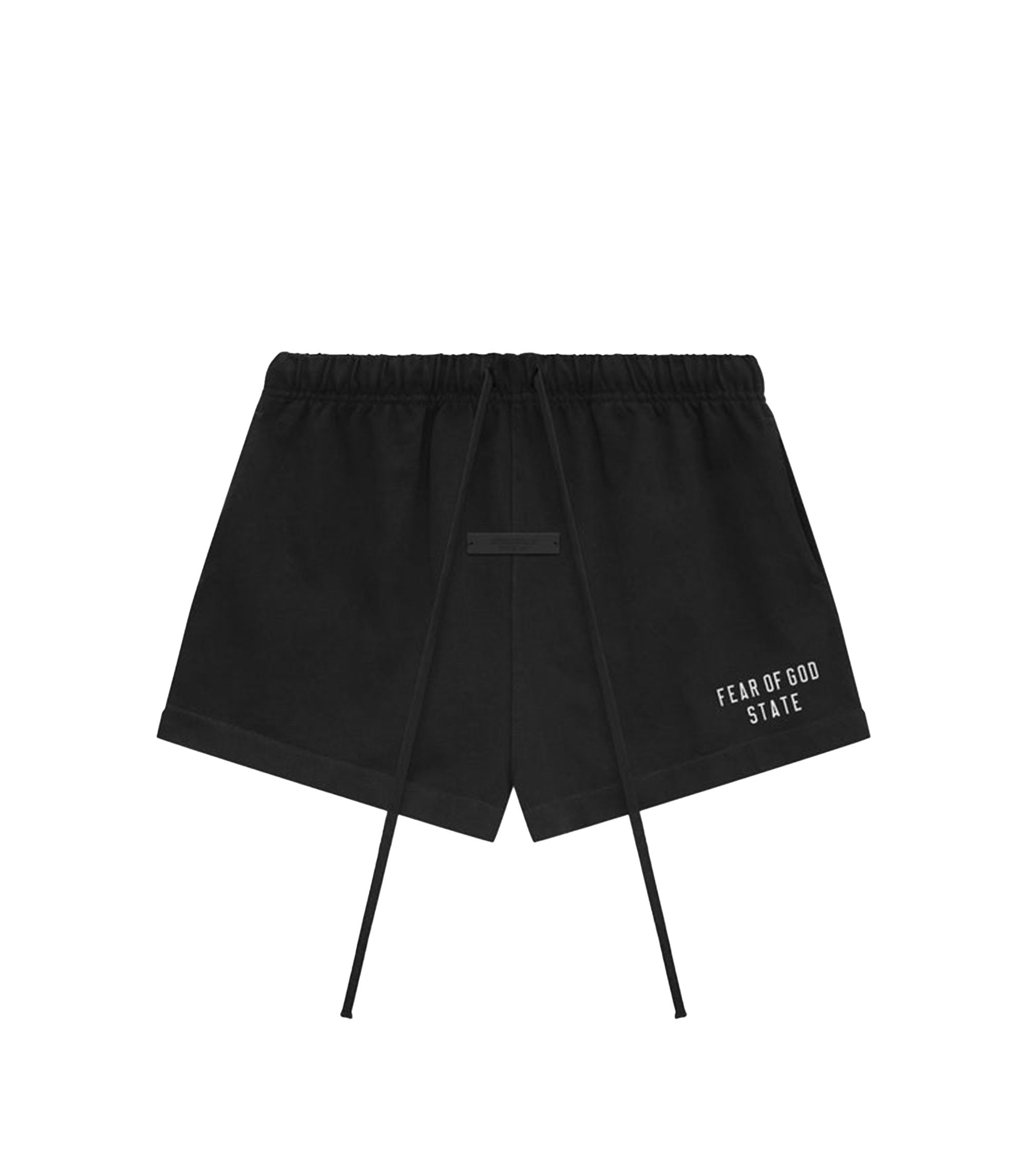 Womens Heavy Jersey Running Shorts - Black