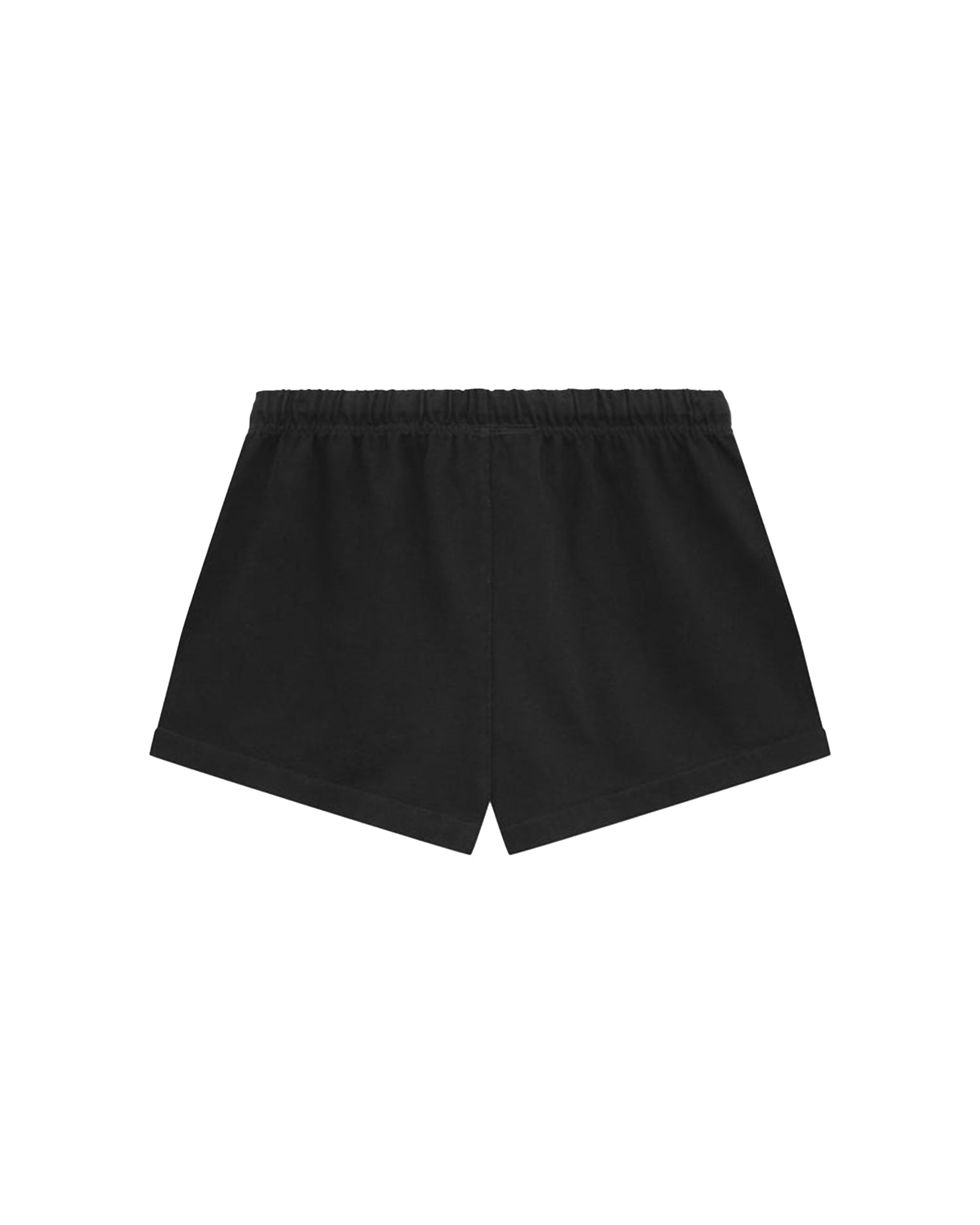 Womens Heavy Jersey Running Shorts - Black