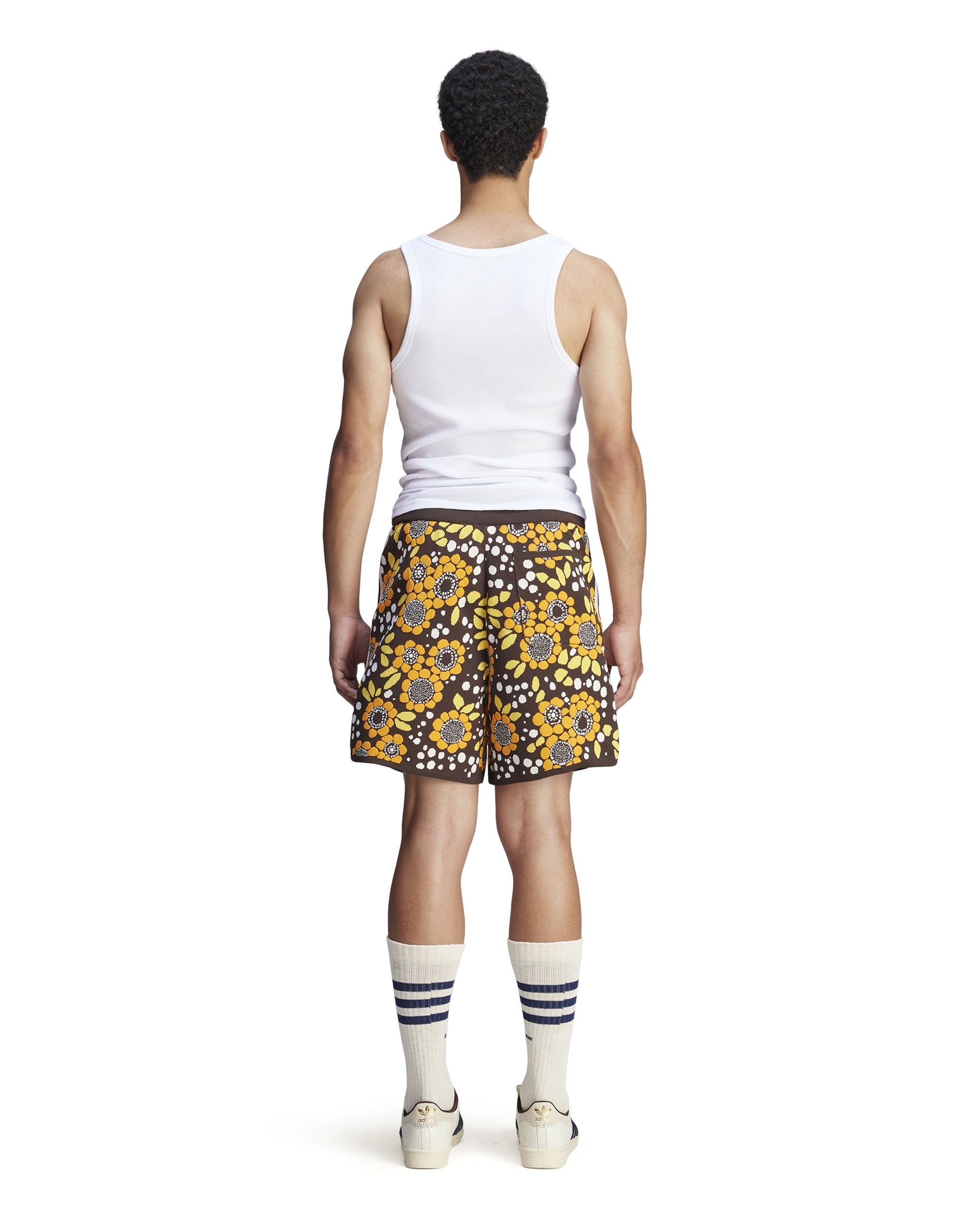 Wales Bonner Knit Floral Short - Multi