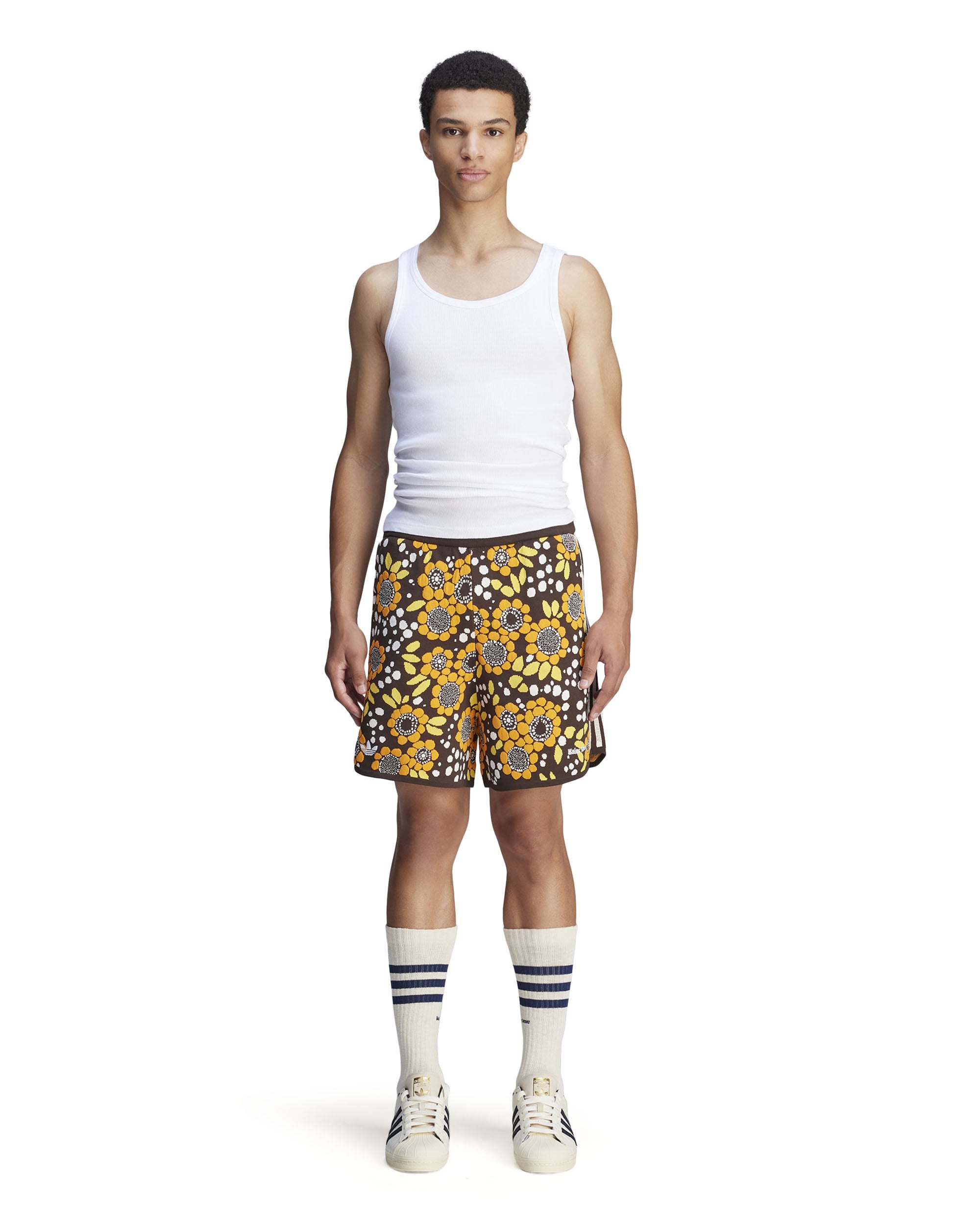 Wales Bonner Knit Floral Short - Multi
