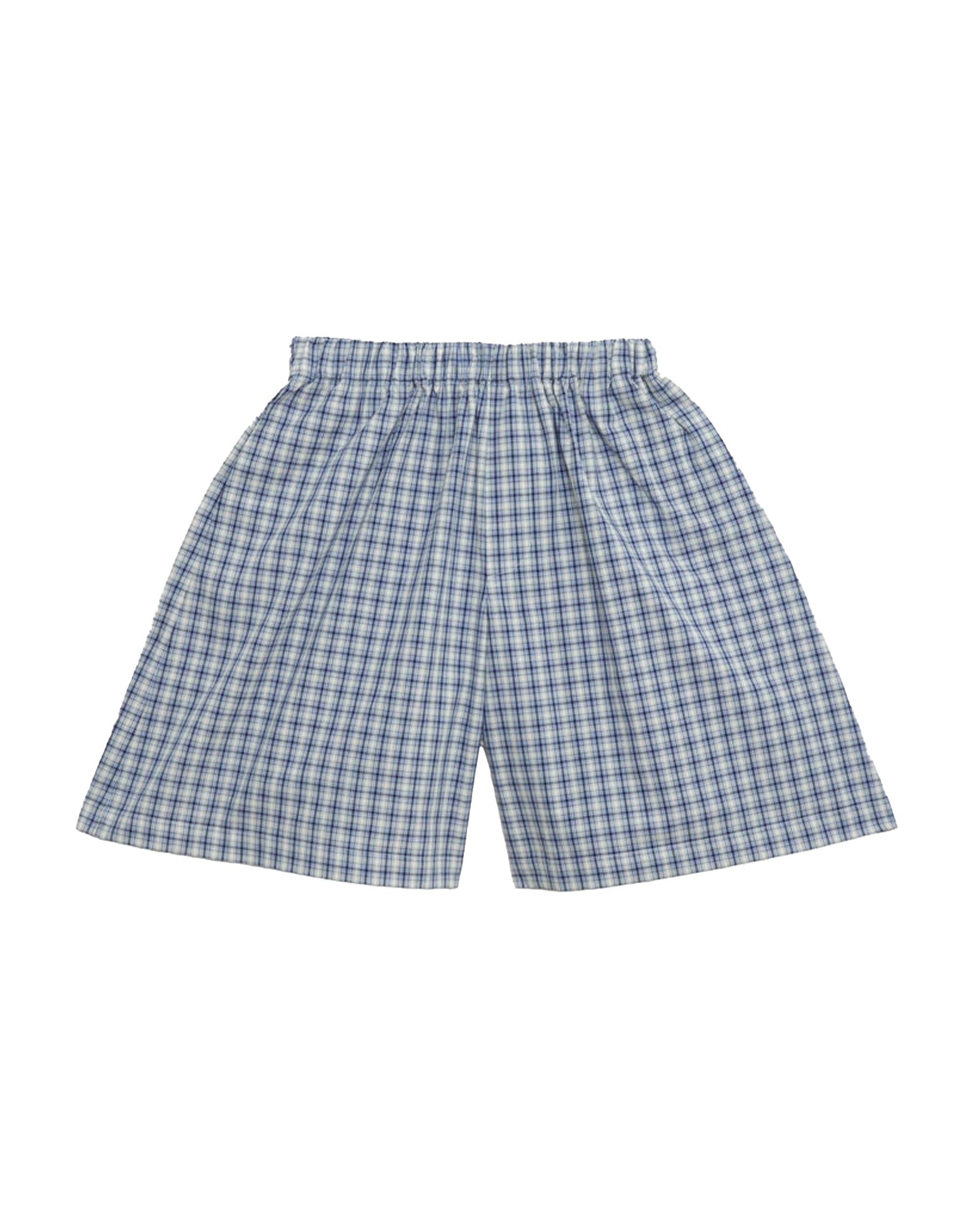 Claude Shorts - Blue Check