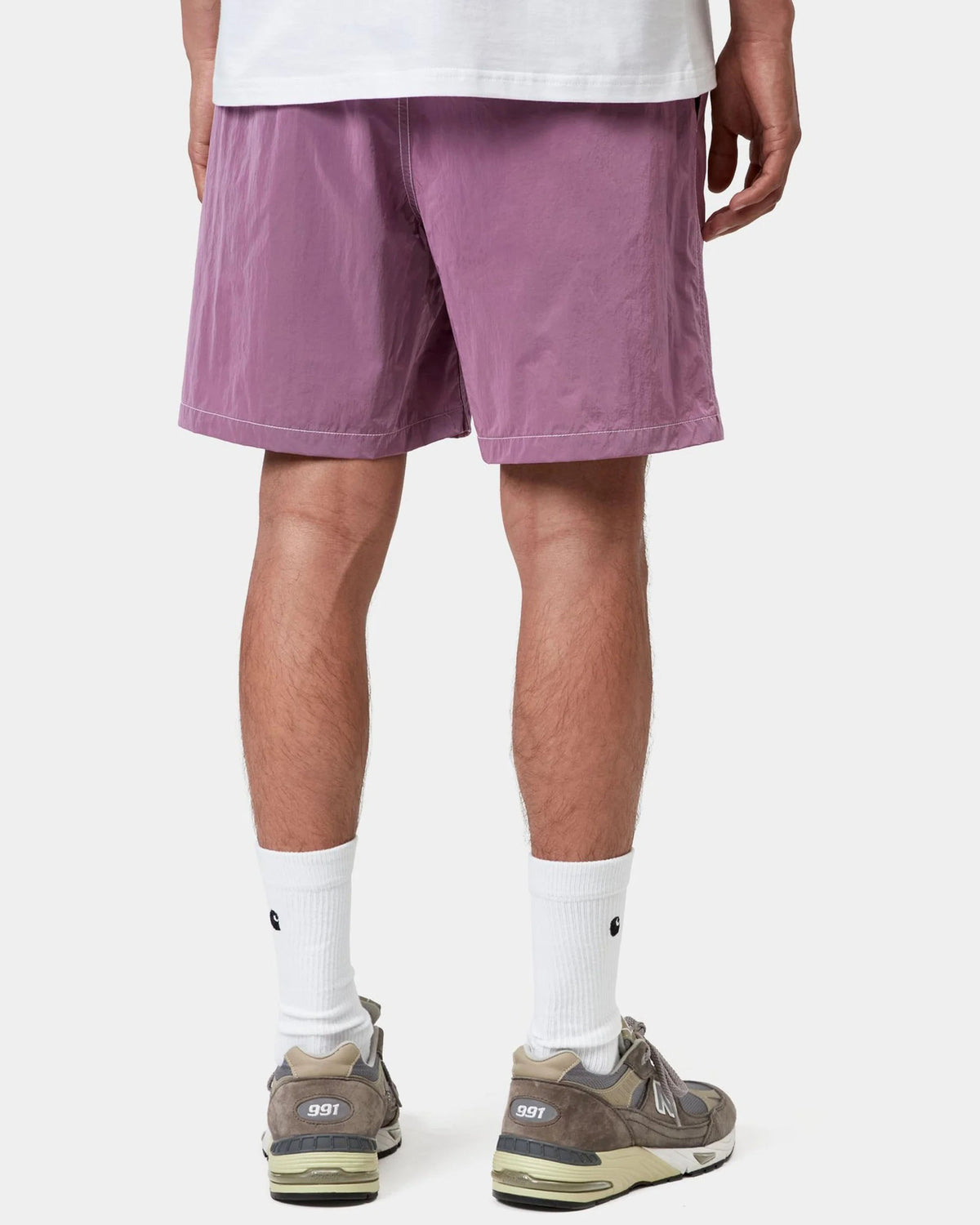 Canby Swim Trunks - Gentle Purple / White