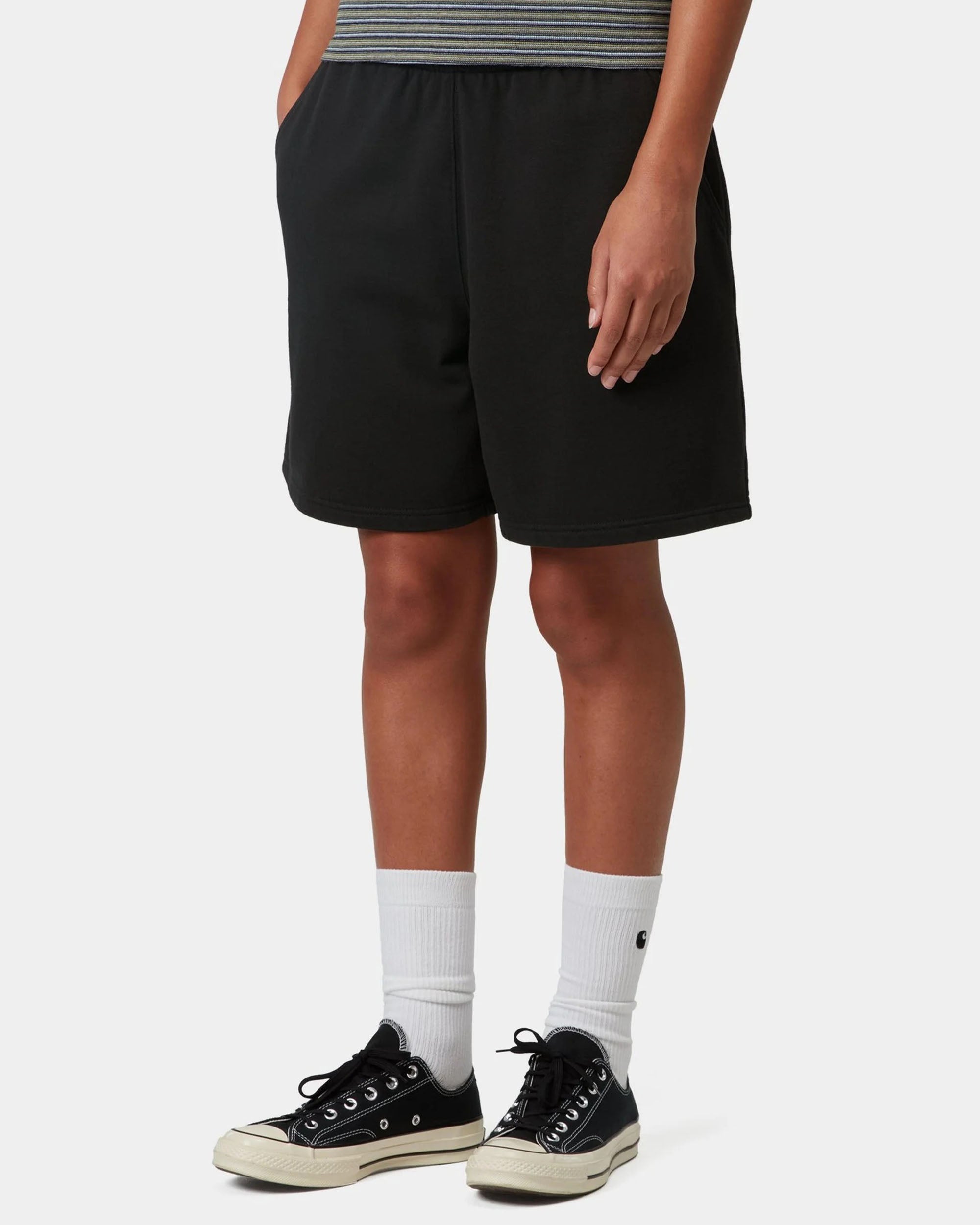 Women's Brenta Sweat Short - Black / White